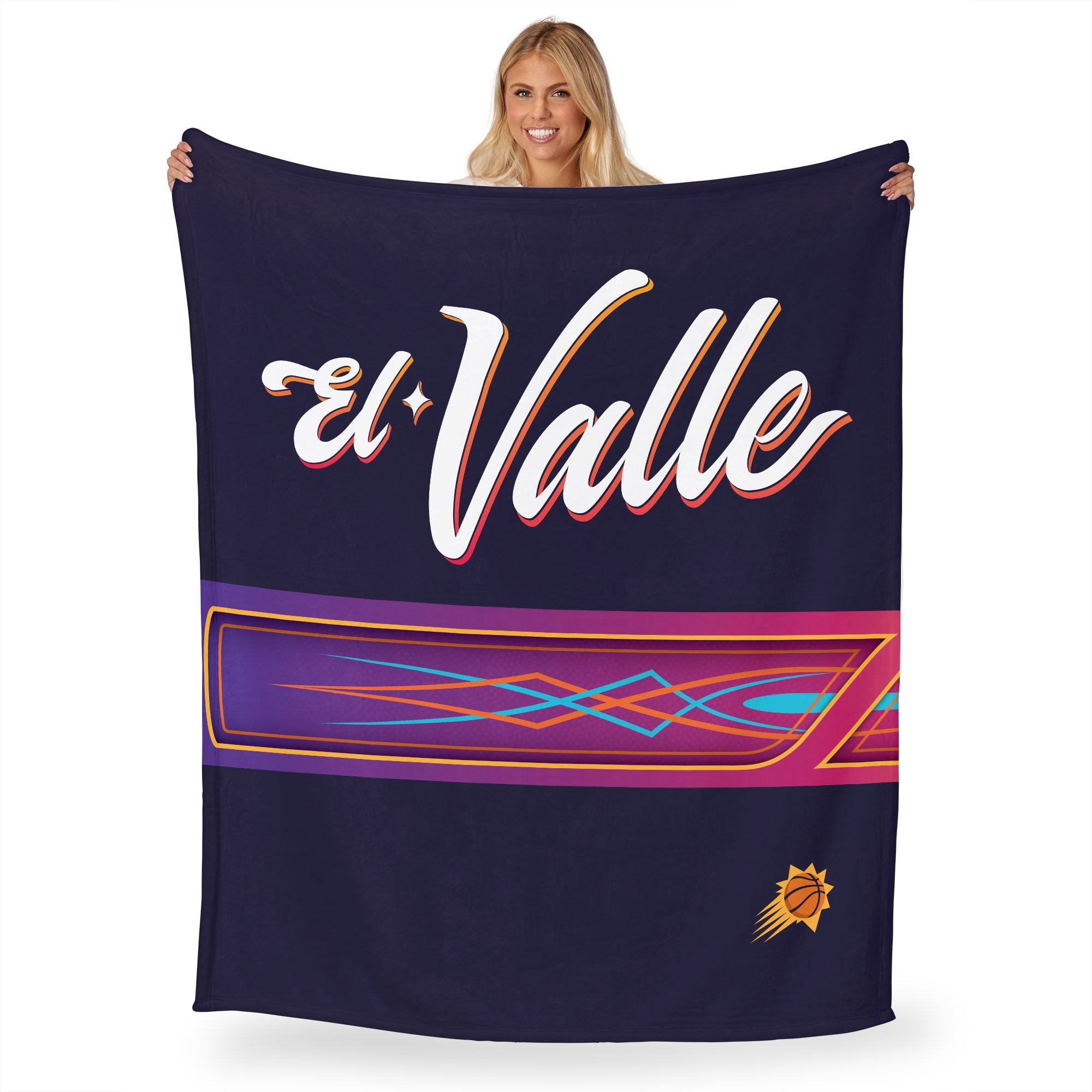 NBA Phoenix Suns City Edition 23-24 Silk Touch Throw Blanket 50x60 Inches