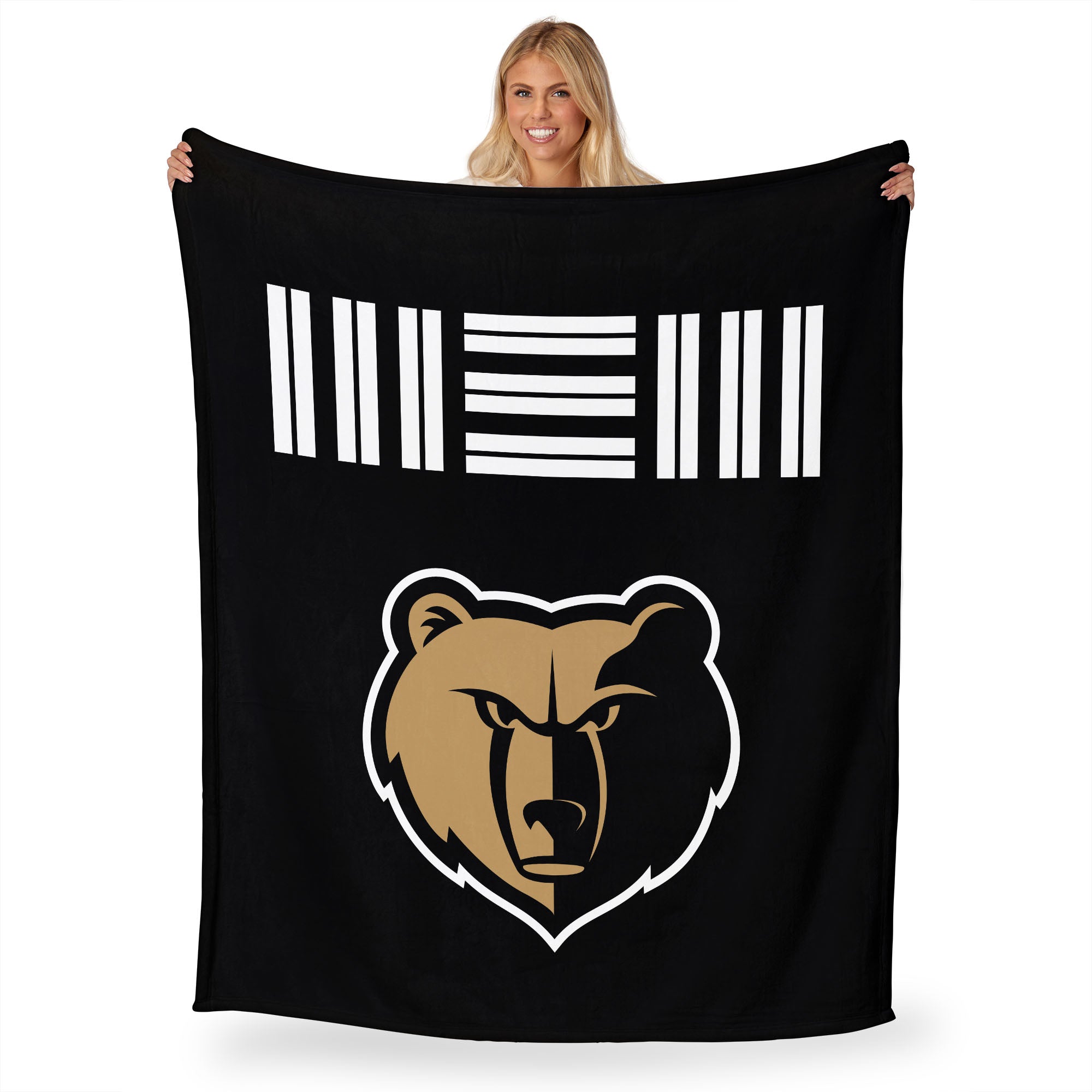 NBA Memphis Grizzlies City Edition 23-24 Silk Touch Throw Blanket 50x60 Inches