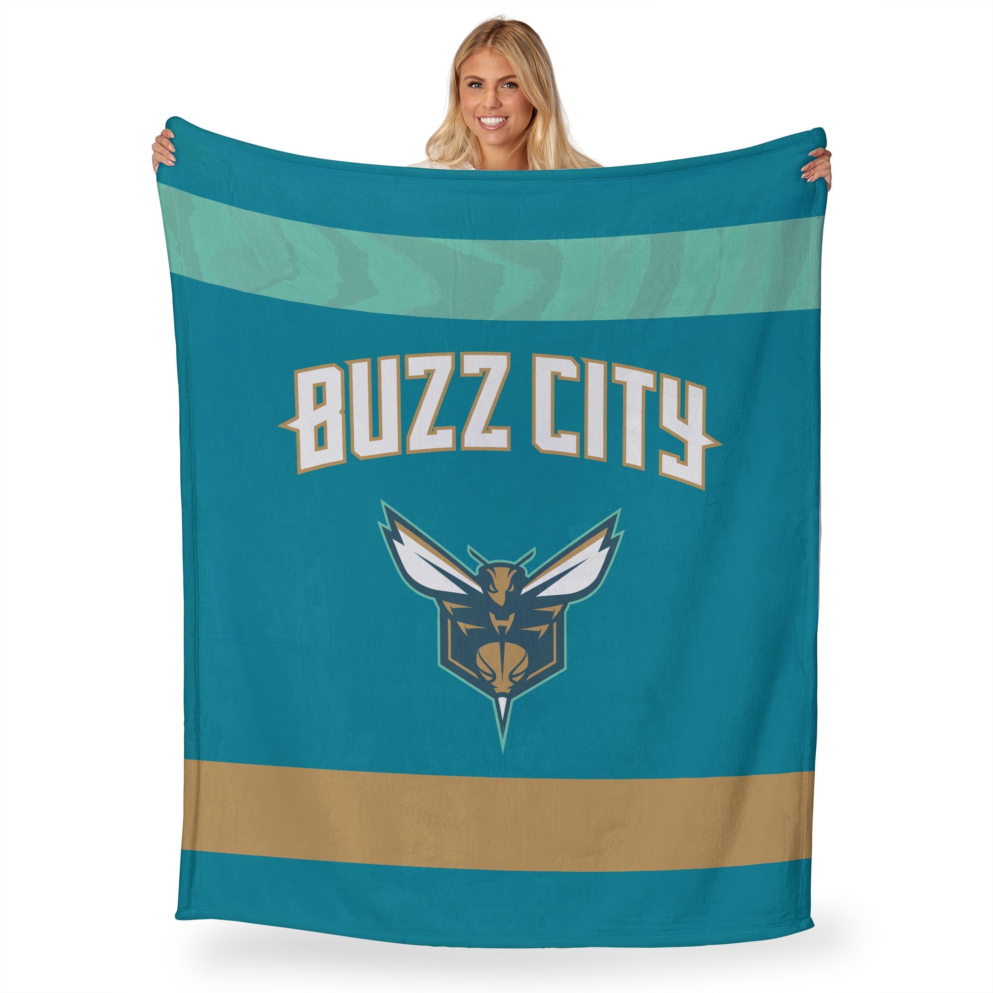 NBA Charlotte Hornets City Edition 23-24 Silk Touch Throw Blanket 50x60 Inches