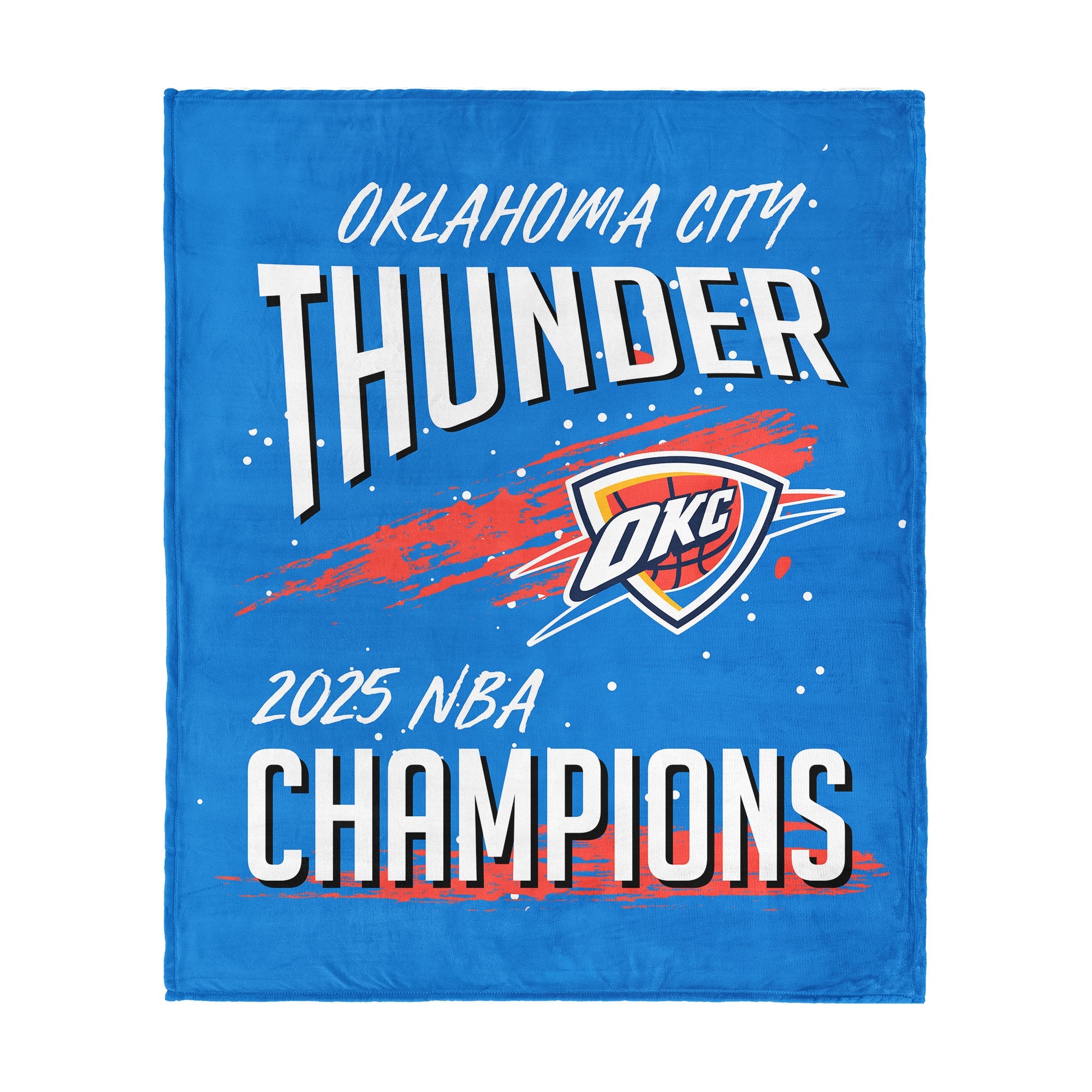 Oklahoma City Thunder NBA Net Gain Silk Touch Throw Blanket 50 x 60 inches