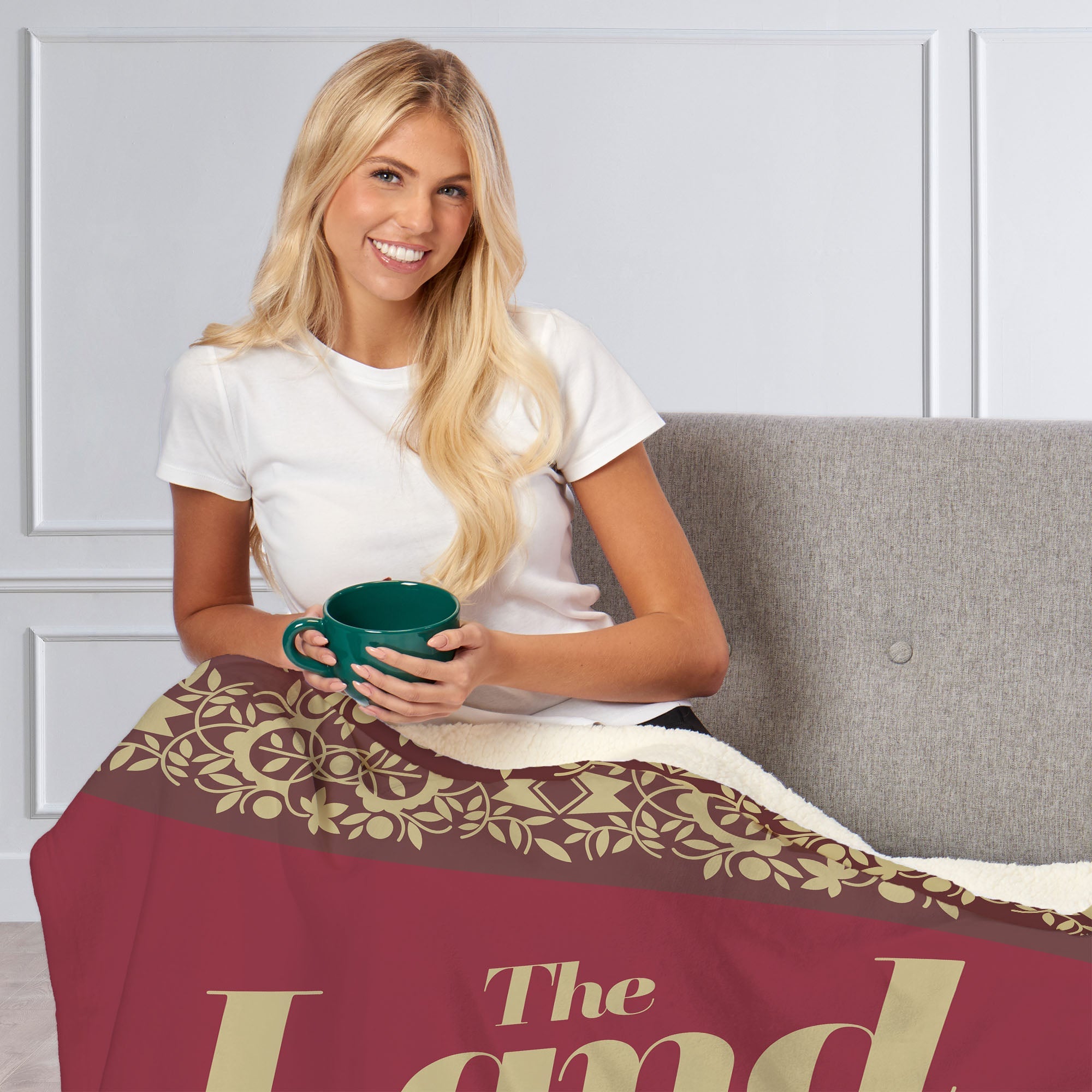 NBA Cleveland Cavaliers City Edition 23-24 Silk Touch Sherpa Throw Blanket 50x60 Inches