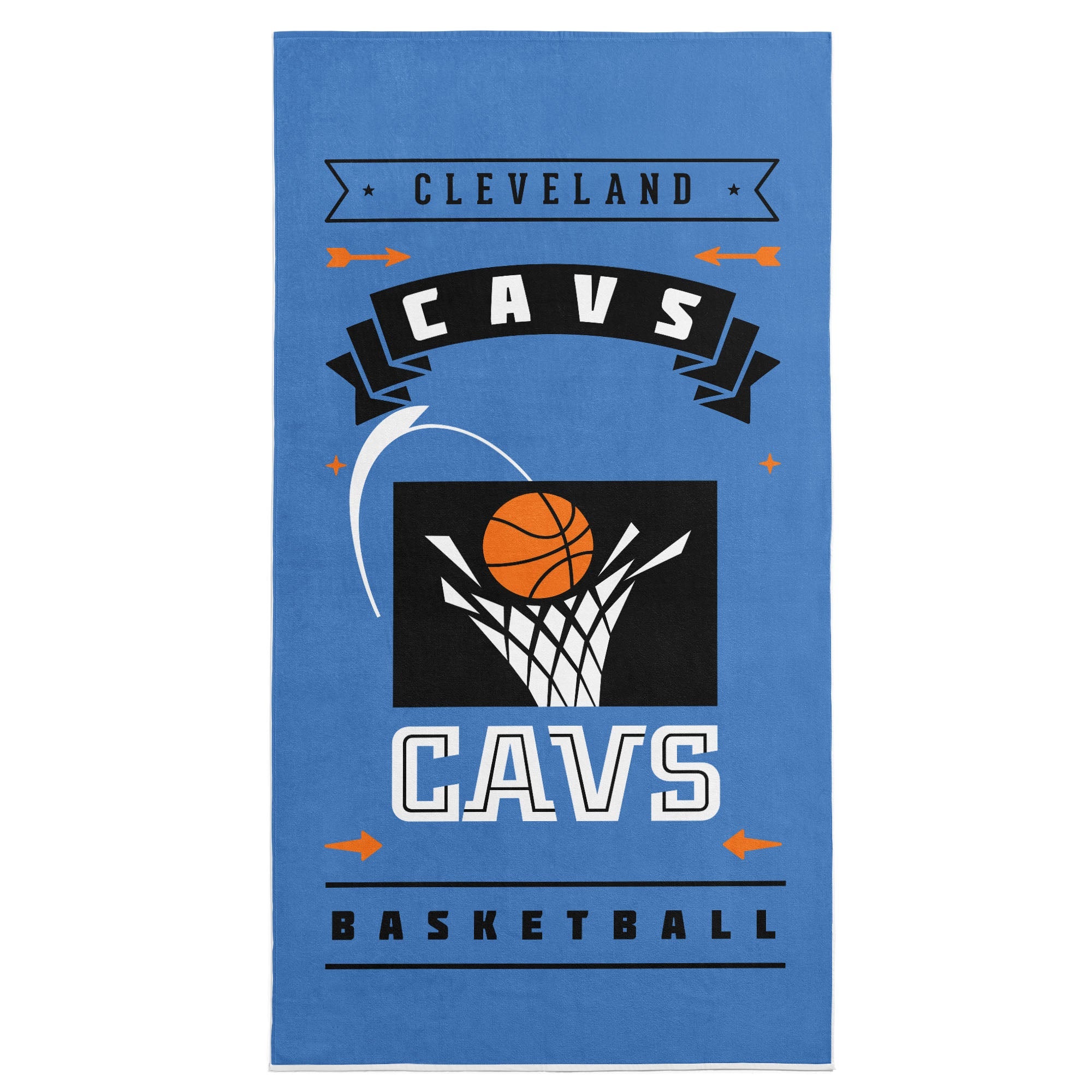 NBA Cleveland Cavaliers Hardwood Classics Beach Towel 30x60 Inches
