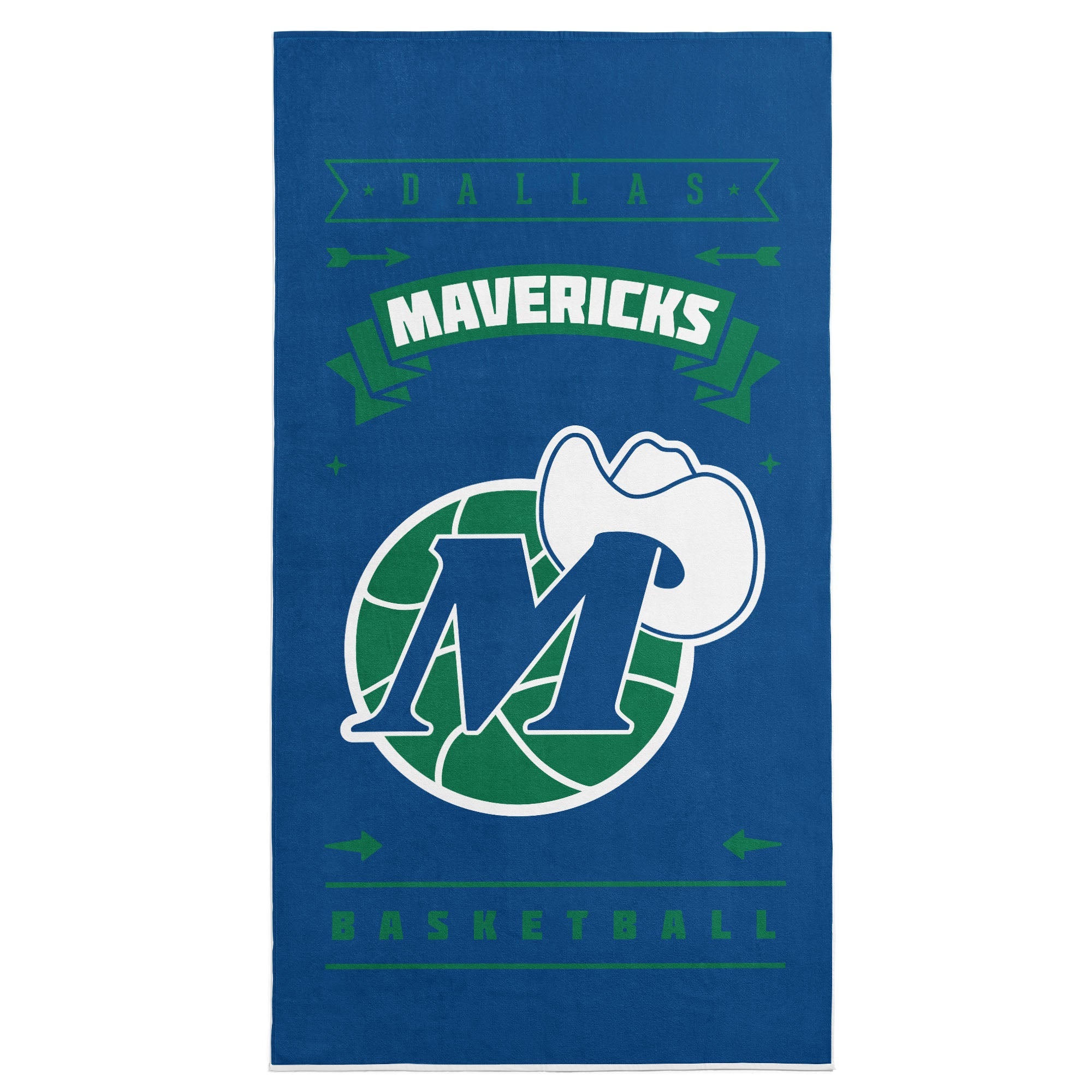 NBA Dallas Mavericks Hardwood Classics Beach Towel 30x60 Inches
