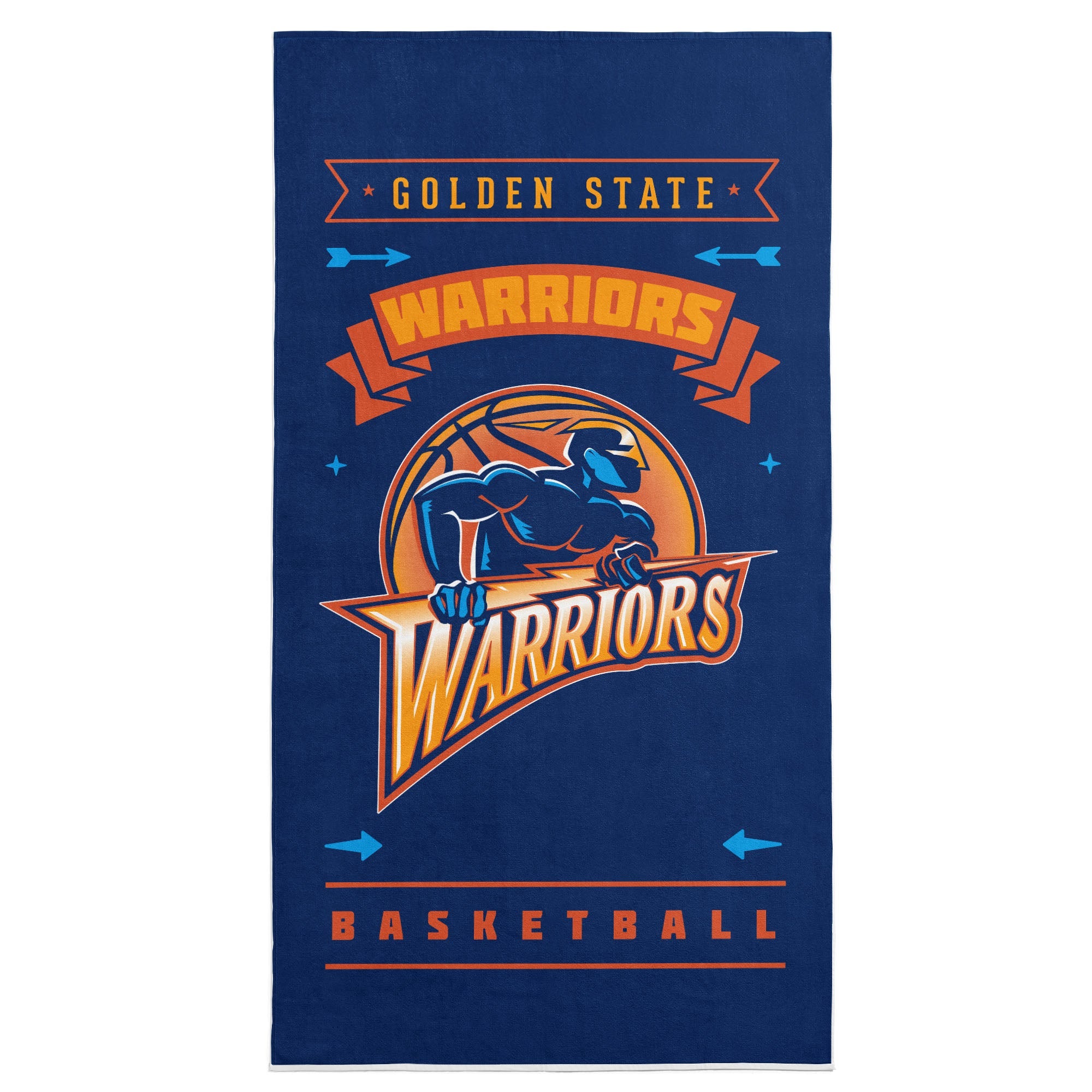 NBA Golden State Warriors Hardwood Classics Beach Towel 30x60 Inches