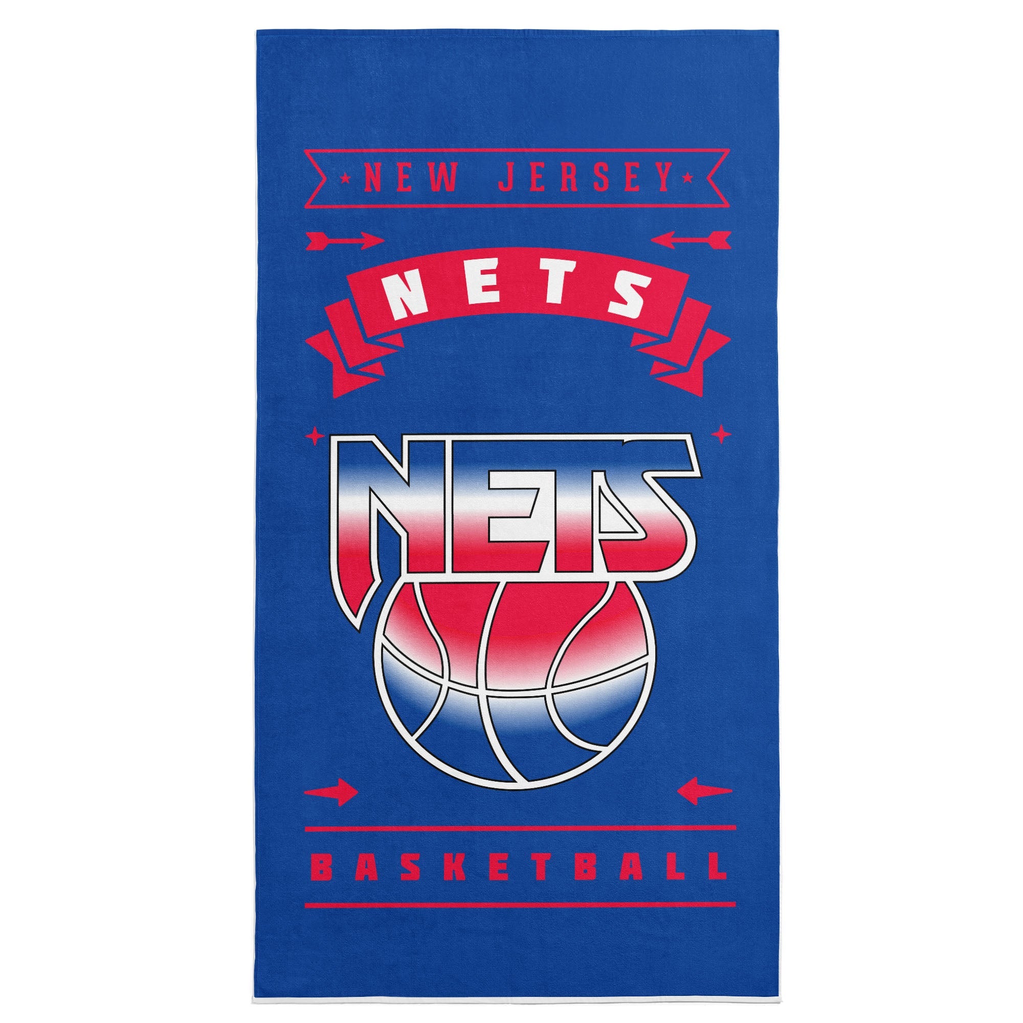 NBA Brooklyn Nets Hardwood Classics Beach Towel 30x60 Inches