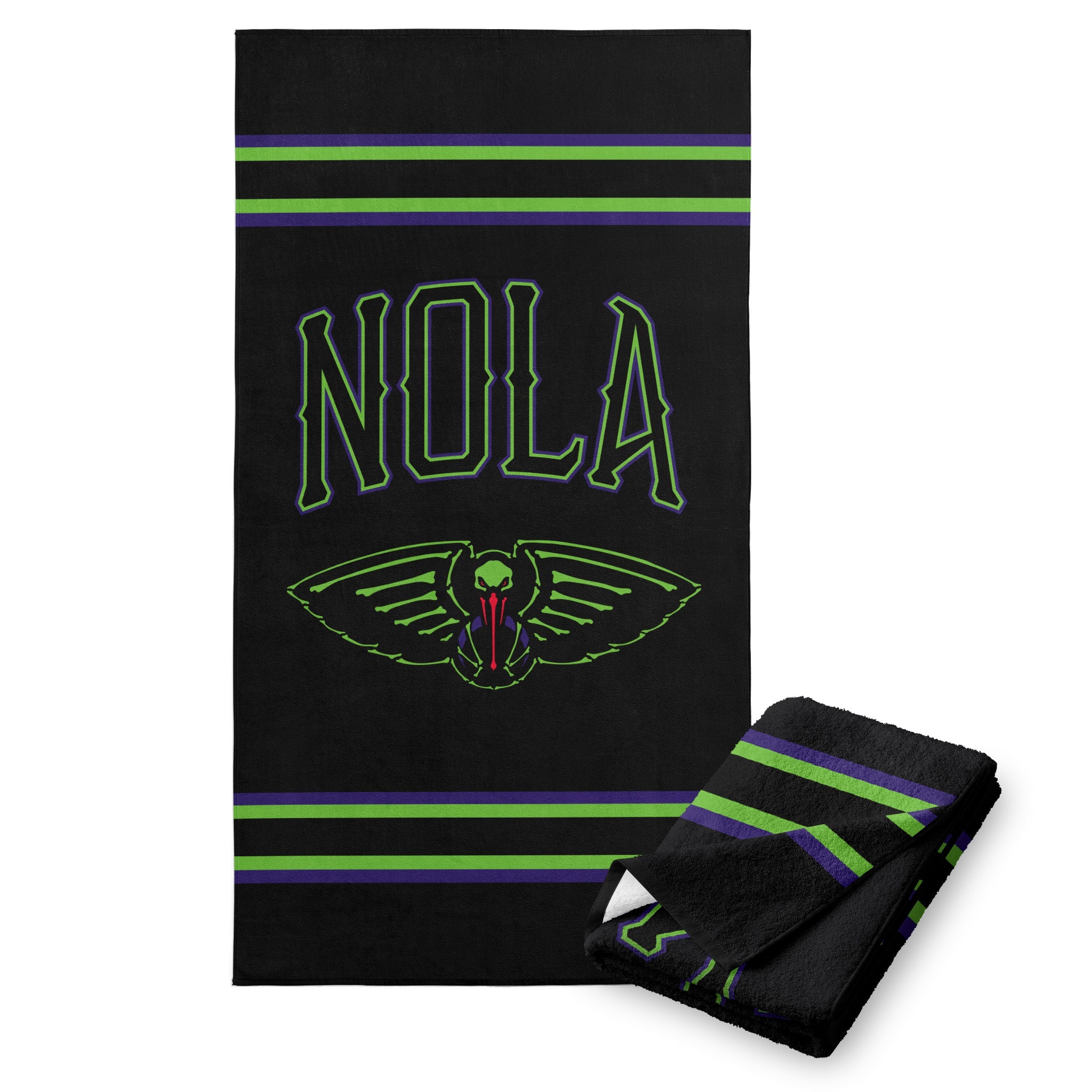 NBA New Orleans Pelicans City Edition 23-24 Beach Towel 30x60 Inches