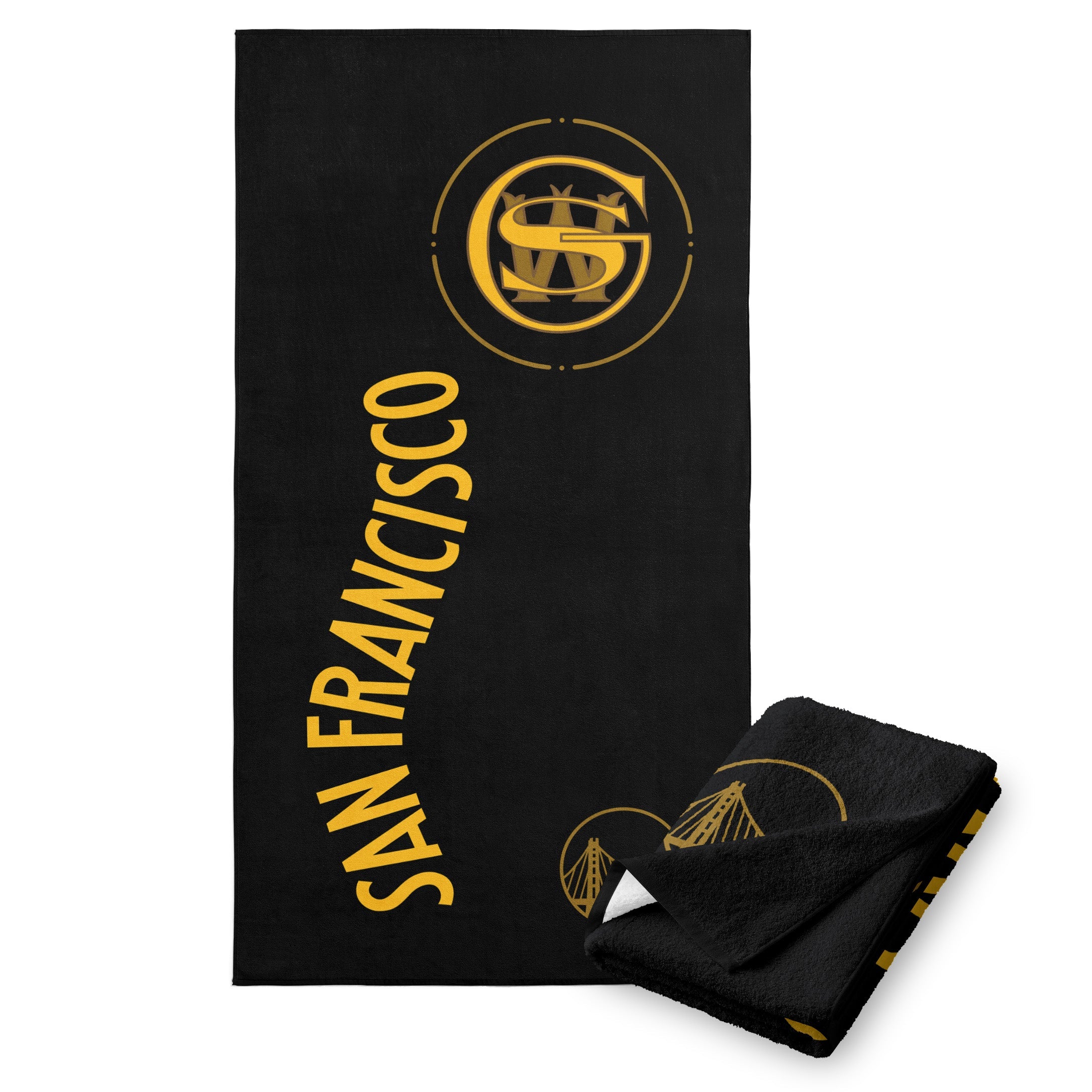 NBA Golden State Warriors City Edition 23-24 Beach Towel 30x60 Inches