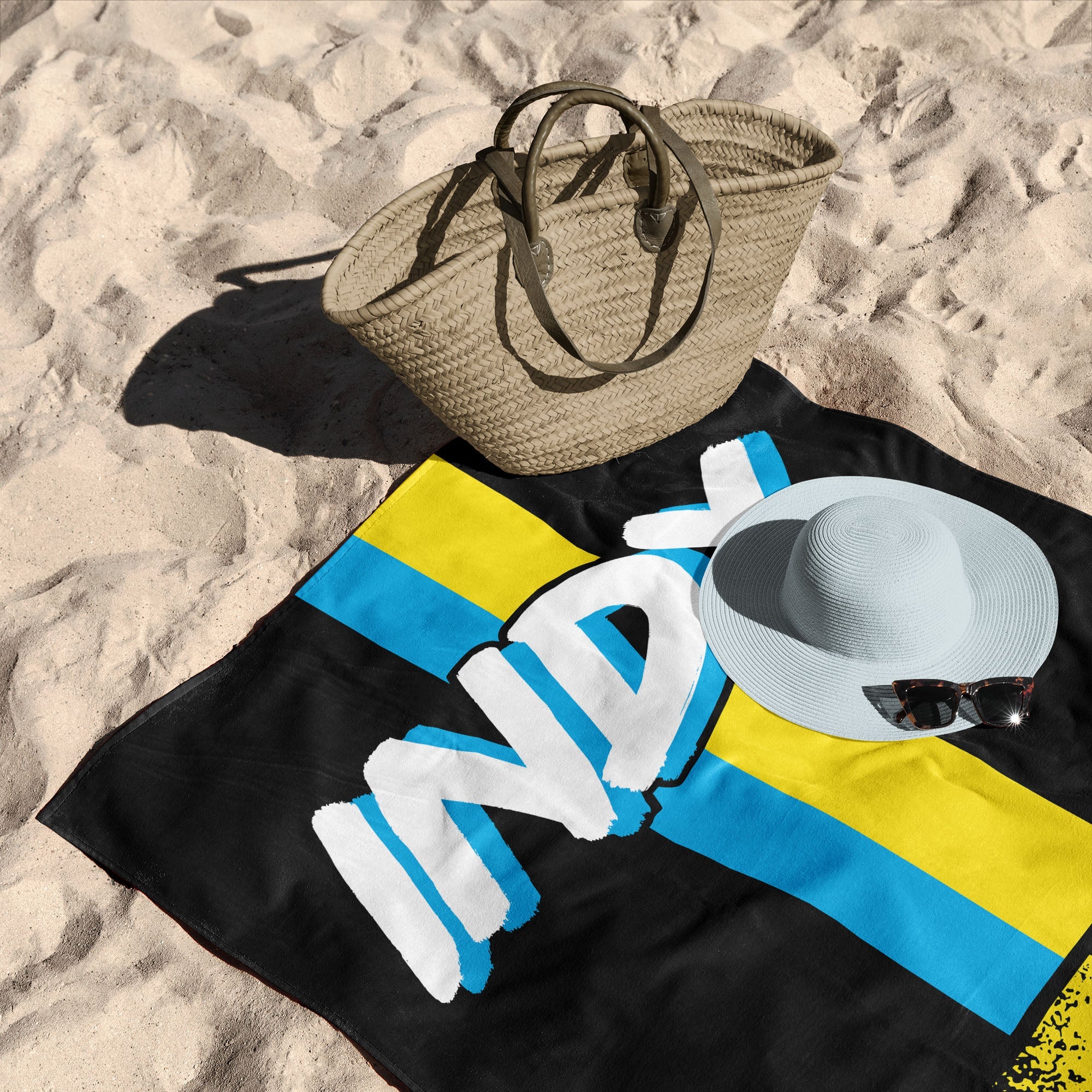 NBA Indiana Pacers City Edition 23-24 Beach Towel 30x60 Inches