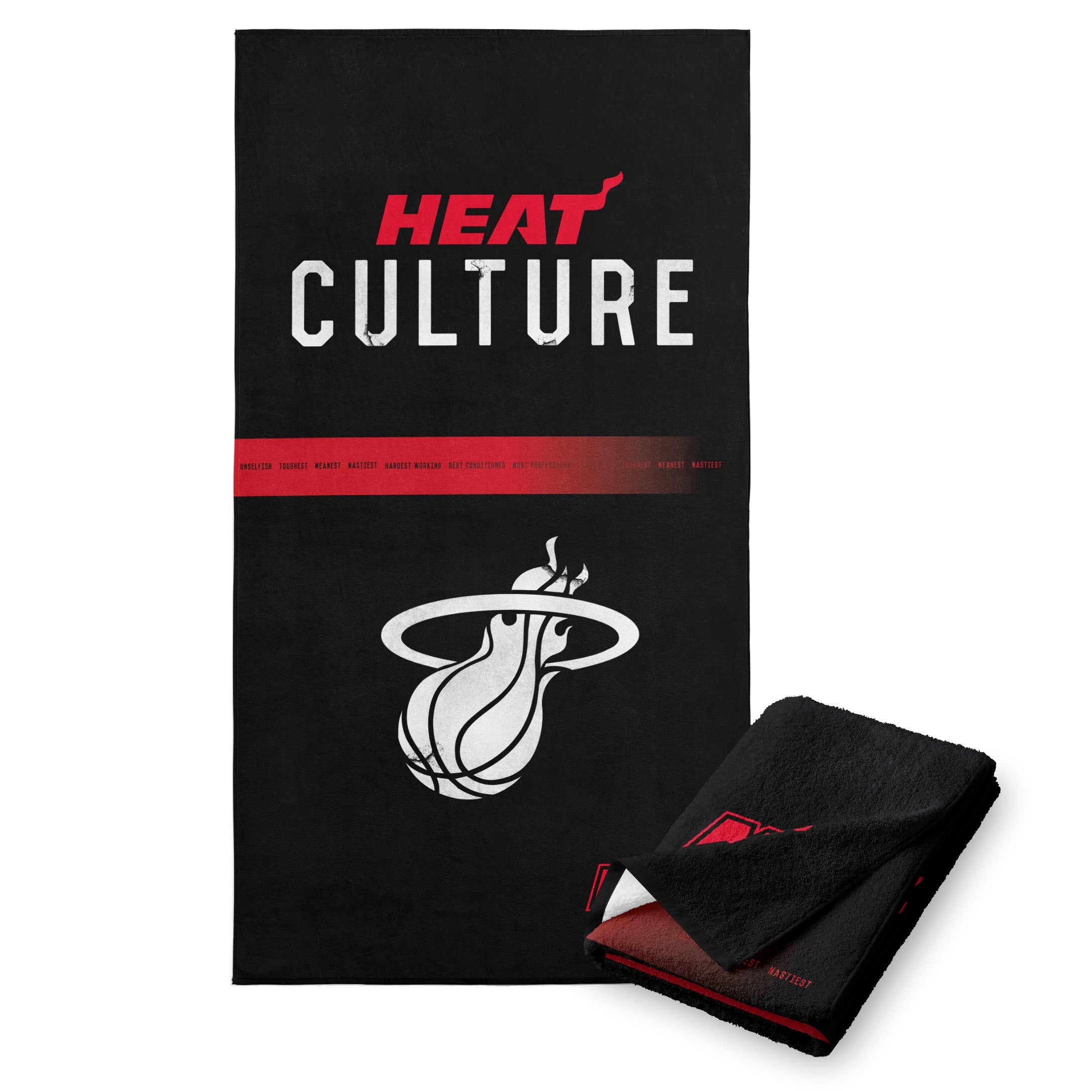 NBA Miami Heat City Edition 23-24 Beach Towel 30x60 Inches