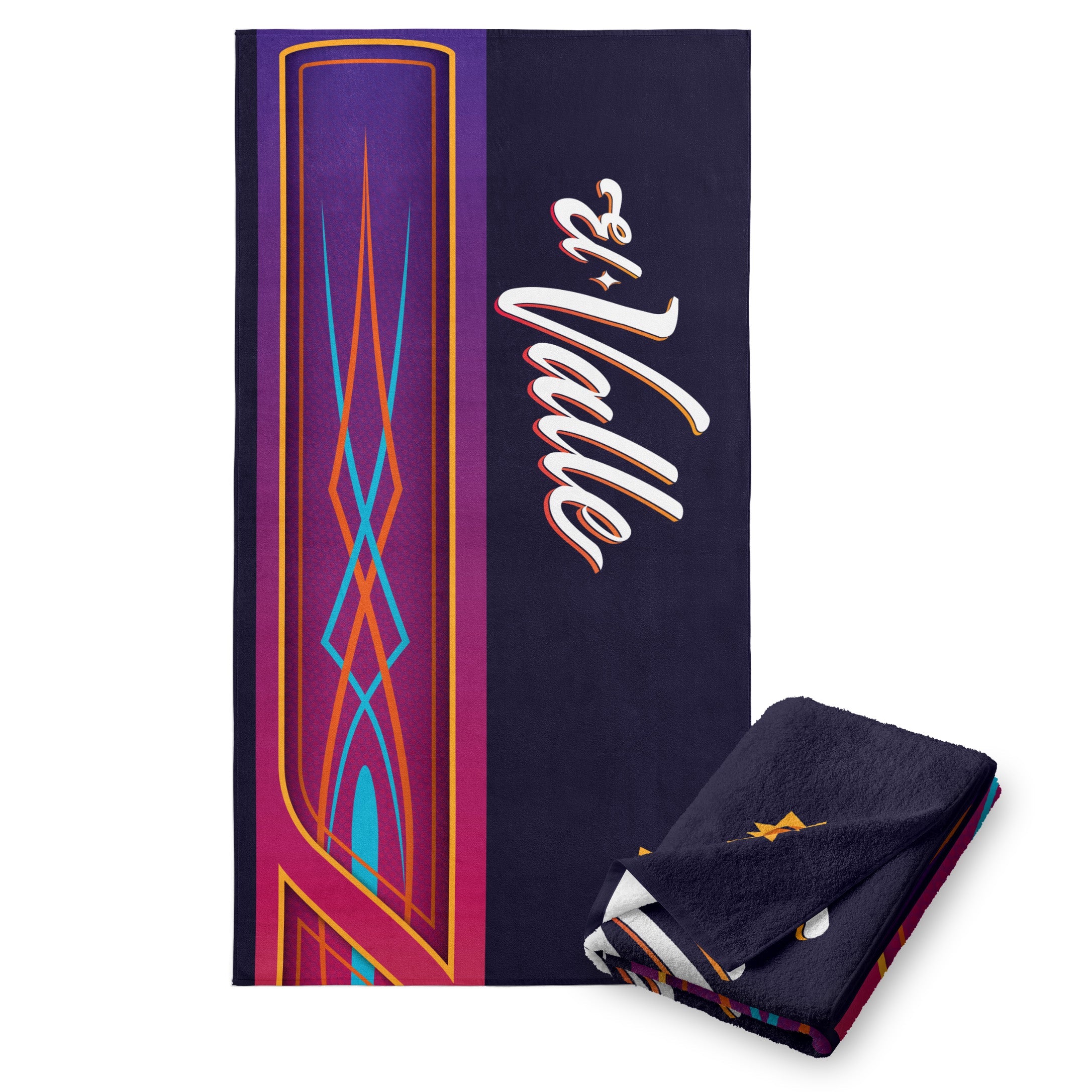 NBA Phoenix Suns City Edition 23-24 Beach Towel 30x60 Inches