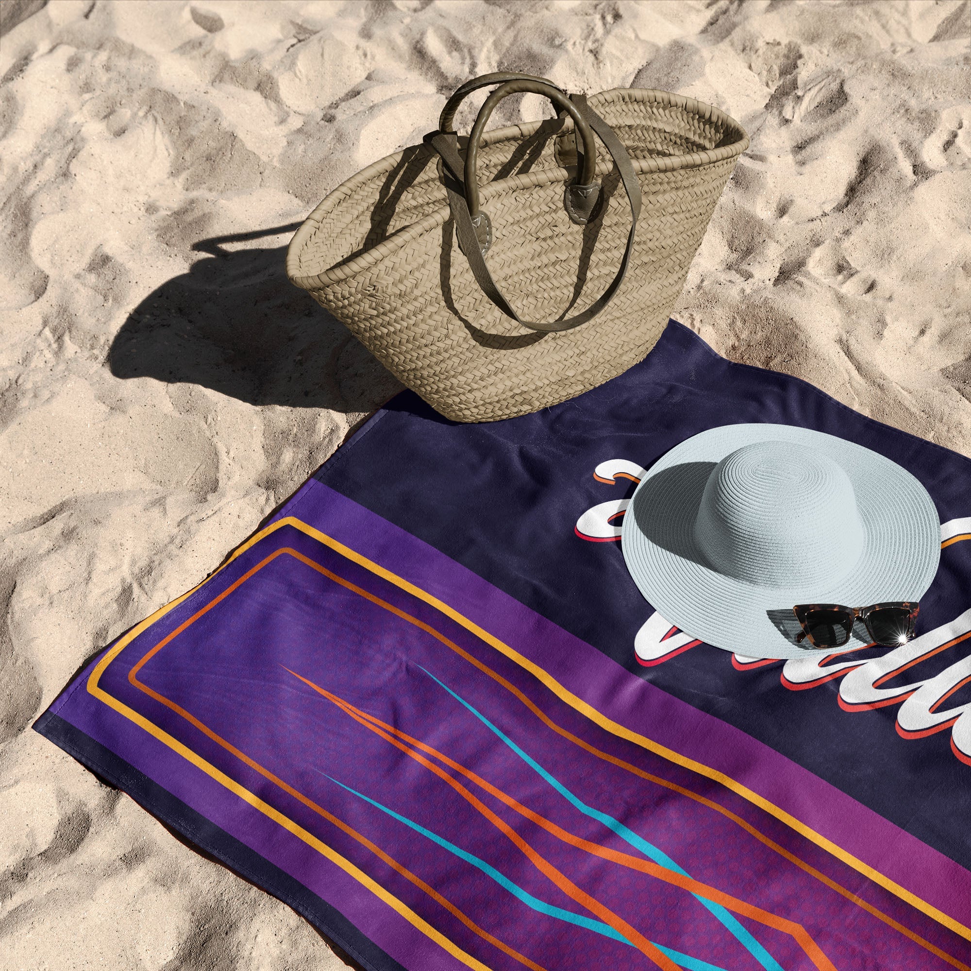 NBA Phoenix Suns City Edition 23-24 Beach Towel 30x60 Inches