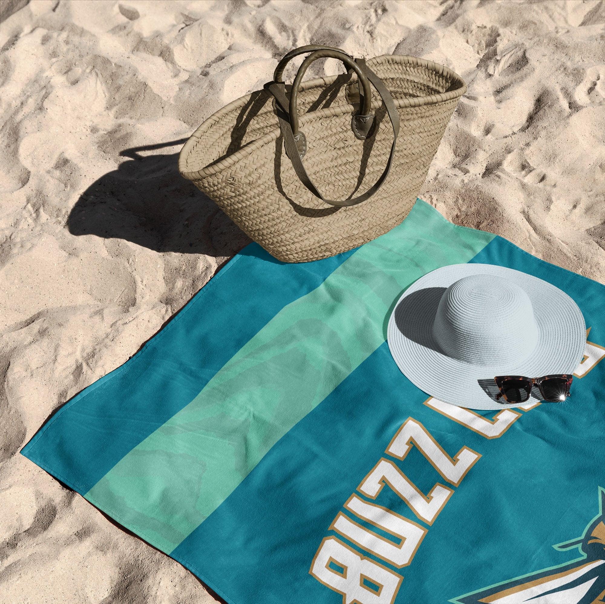 NBA Charlotte Hornets City Edition 23-24 Beach Towel 30x60 Inches