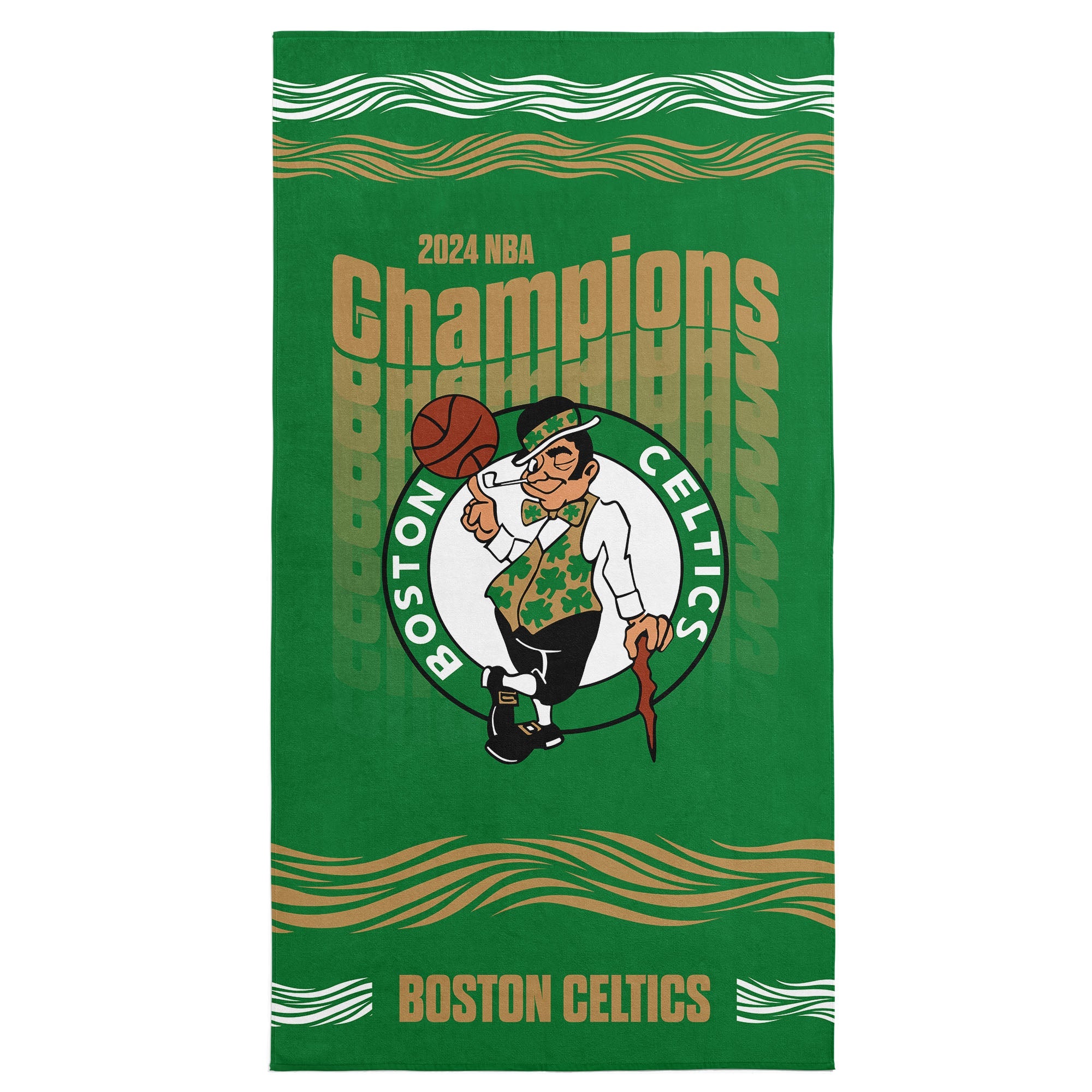 NBA Boston Celtics Flow Beach Towel 30x60 Inches