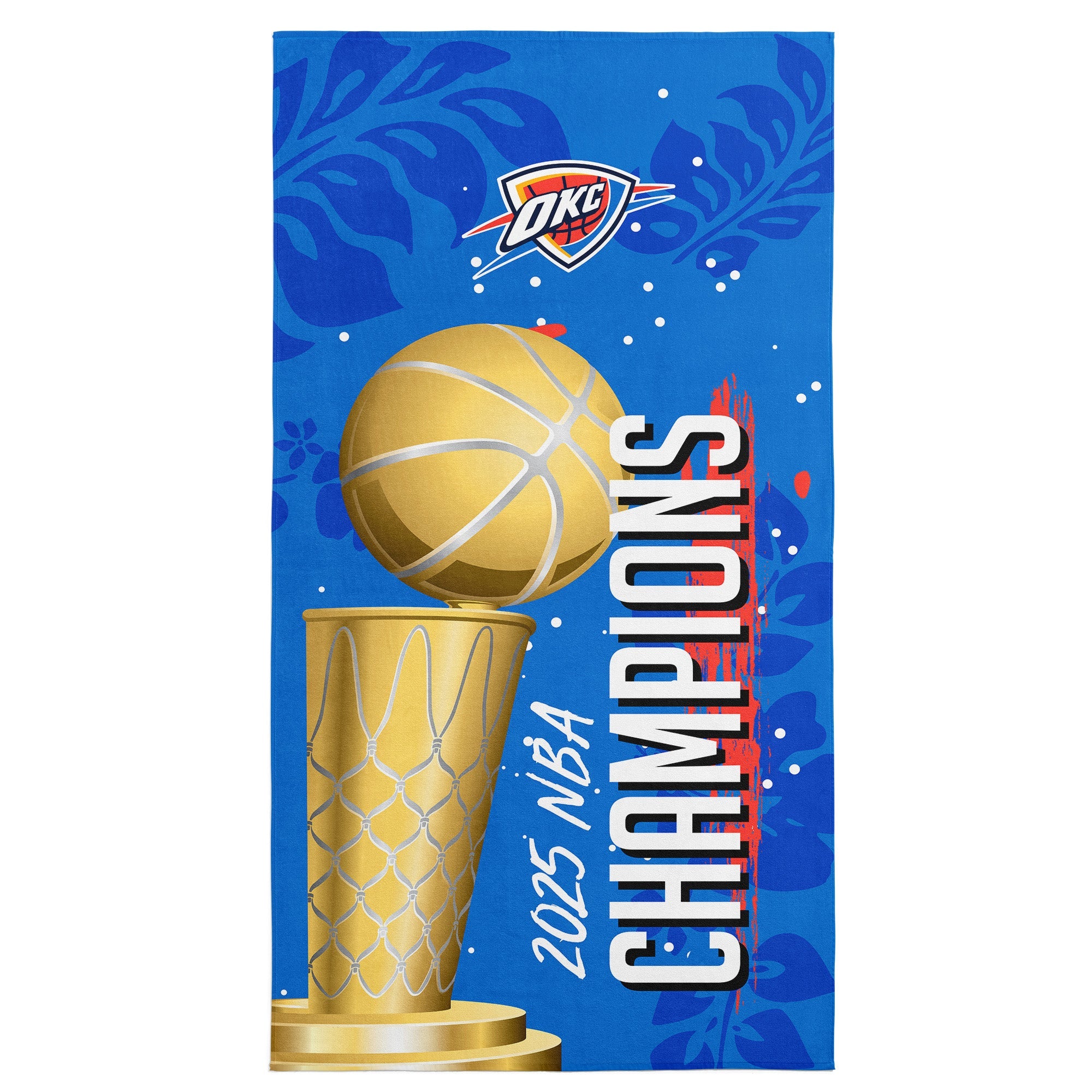 Oklahoma City Thunder NBA Backboard Beach Towel 30 x 60 inches