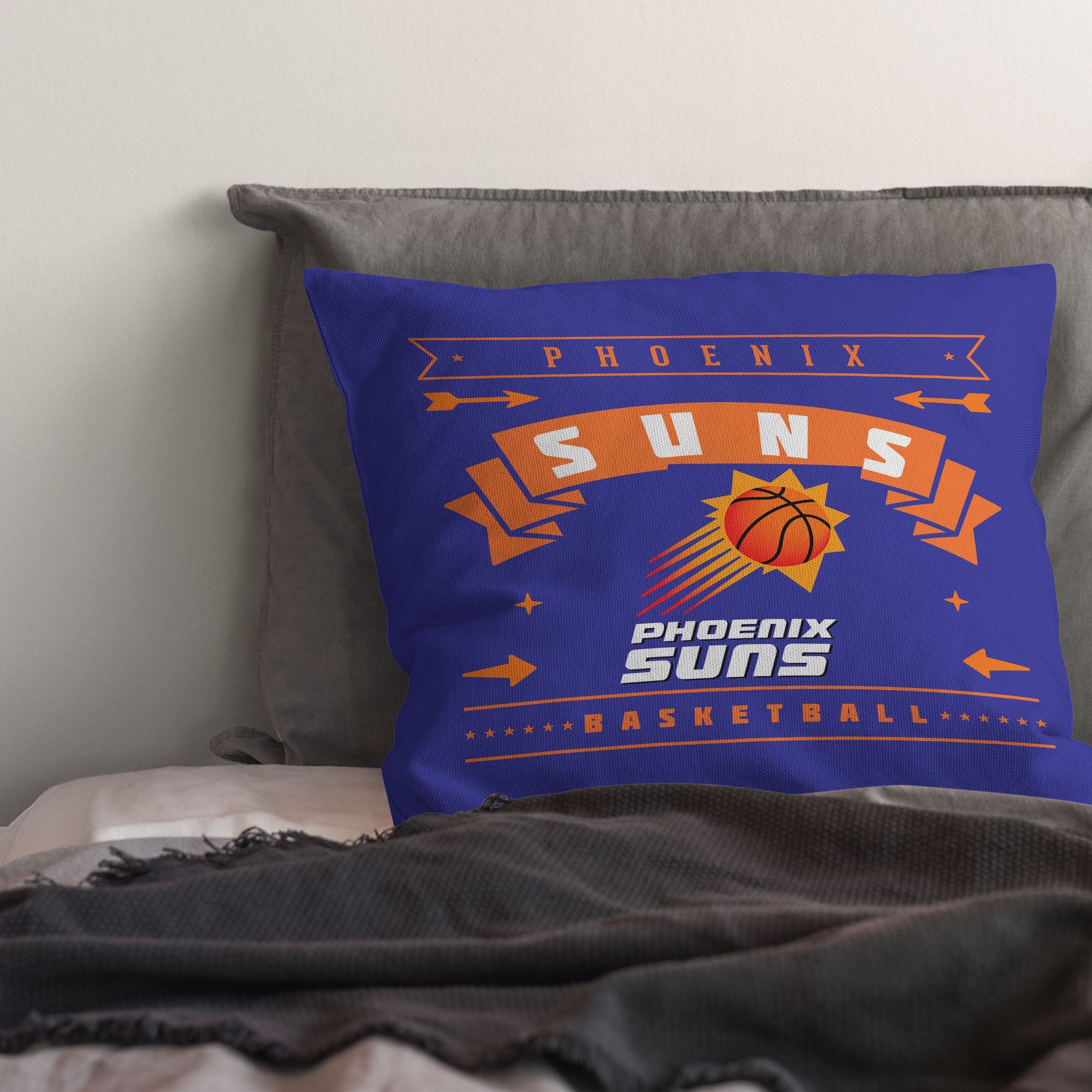 NBA Phoenix Suns Hardwood Classic Throw Pillow 18x18 Inches