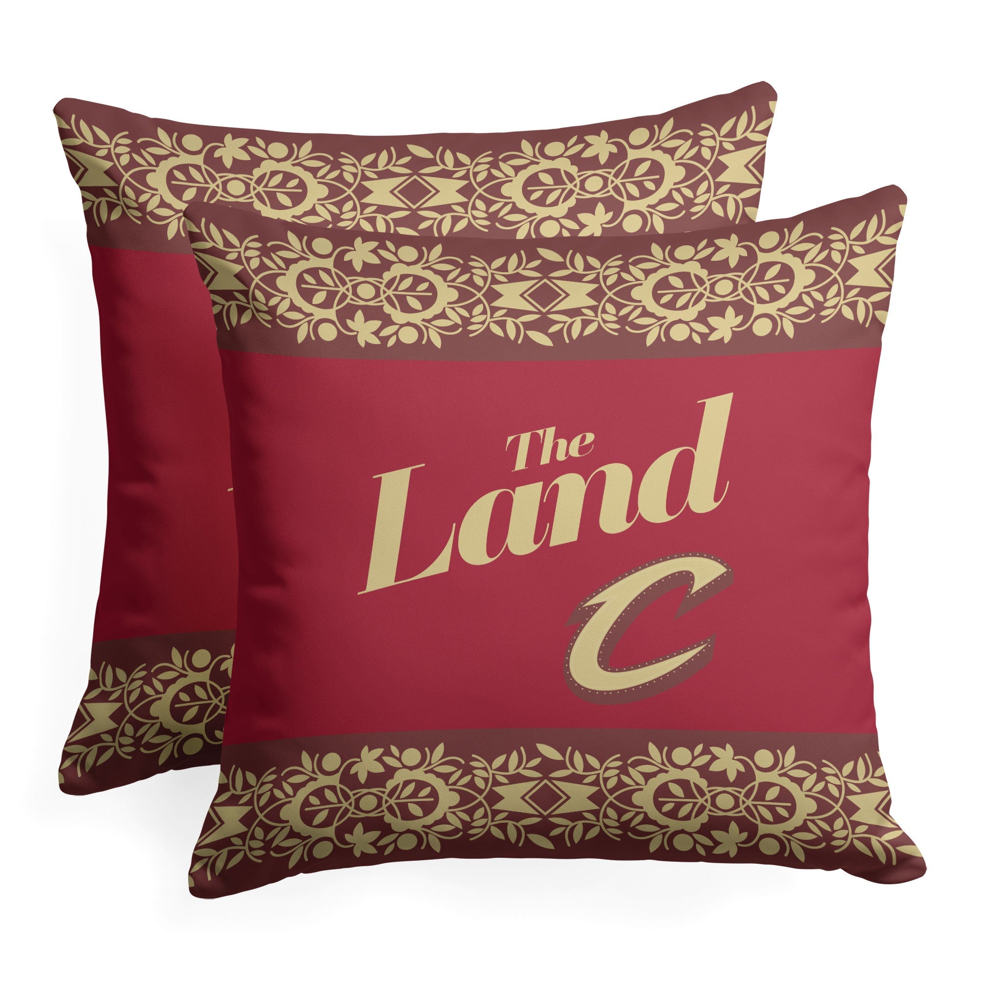 NBA Cleveland Cavaliers City Edition 23-24 Throw Pillow 18x18 Inches