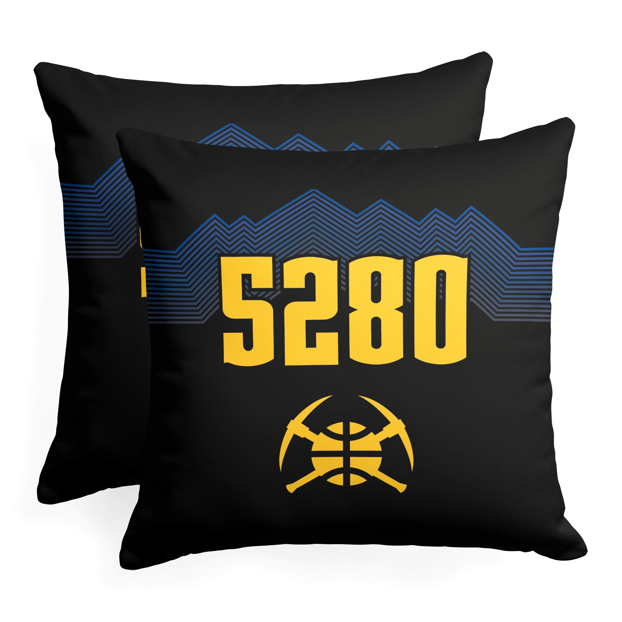 NBA Denver Nuggets City Edition 23-24 Throw Pillow 18x18 Inches