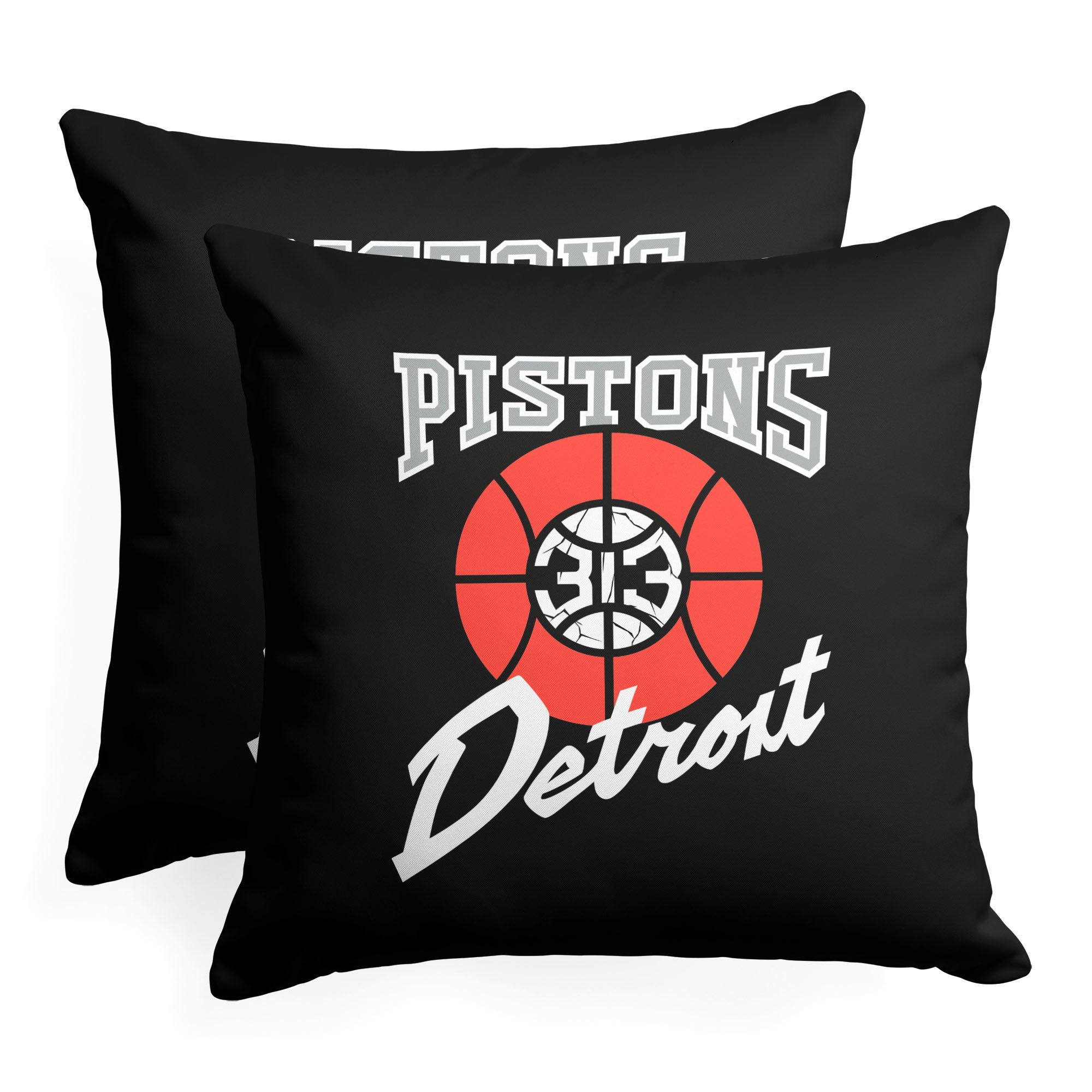 NBA Detroit Pistons City Edition 23-24 Throw Pillow 18x18 Inches