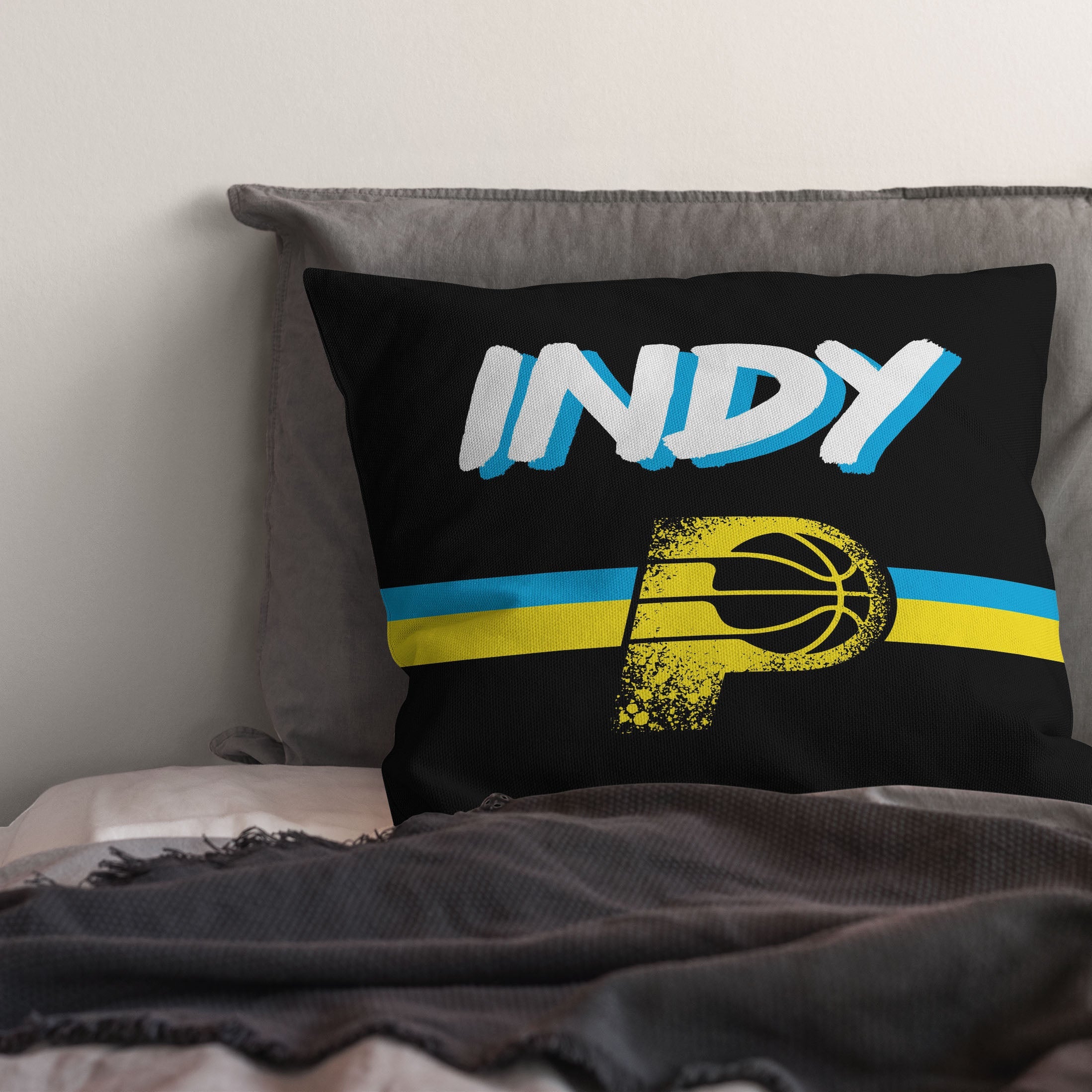 NBA Indiana Pacers City Edition 23-24 Throw Pillow 18x18 Inches