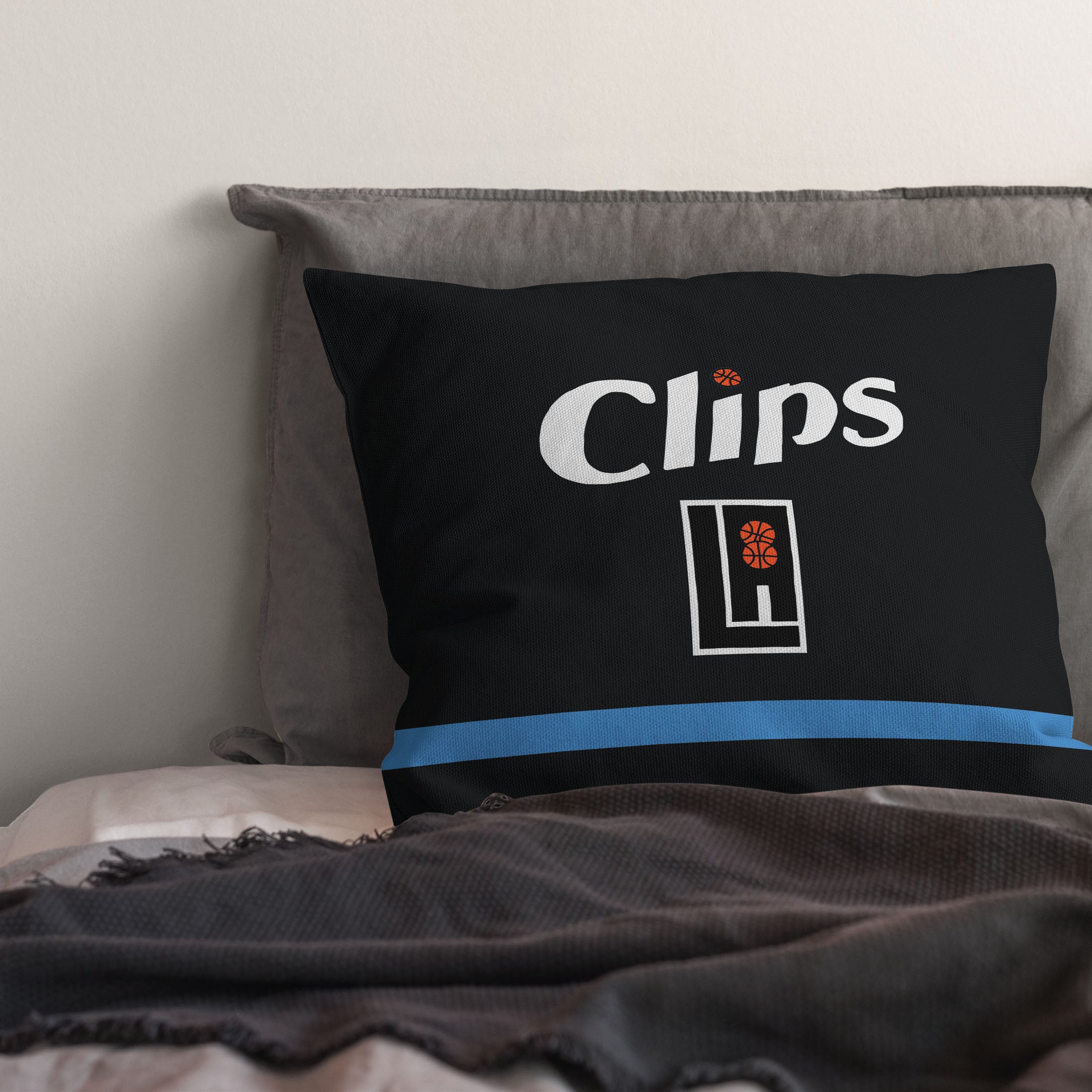 NBA Los Angeles Clippers City Edition 23-24 Throw Pillow 18x18 Inches