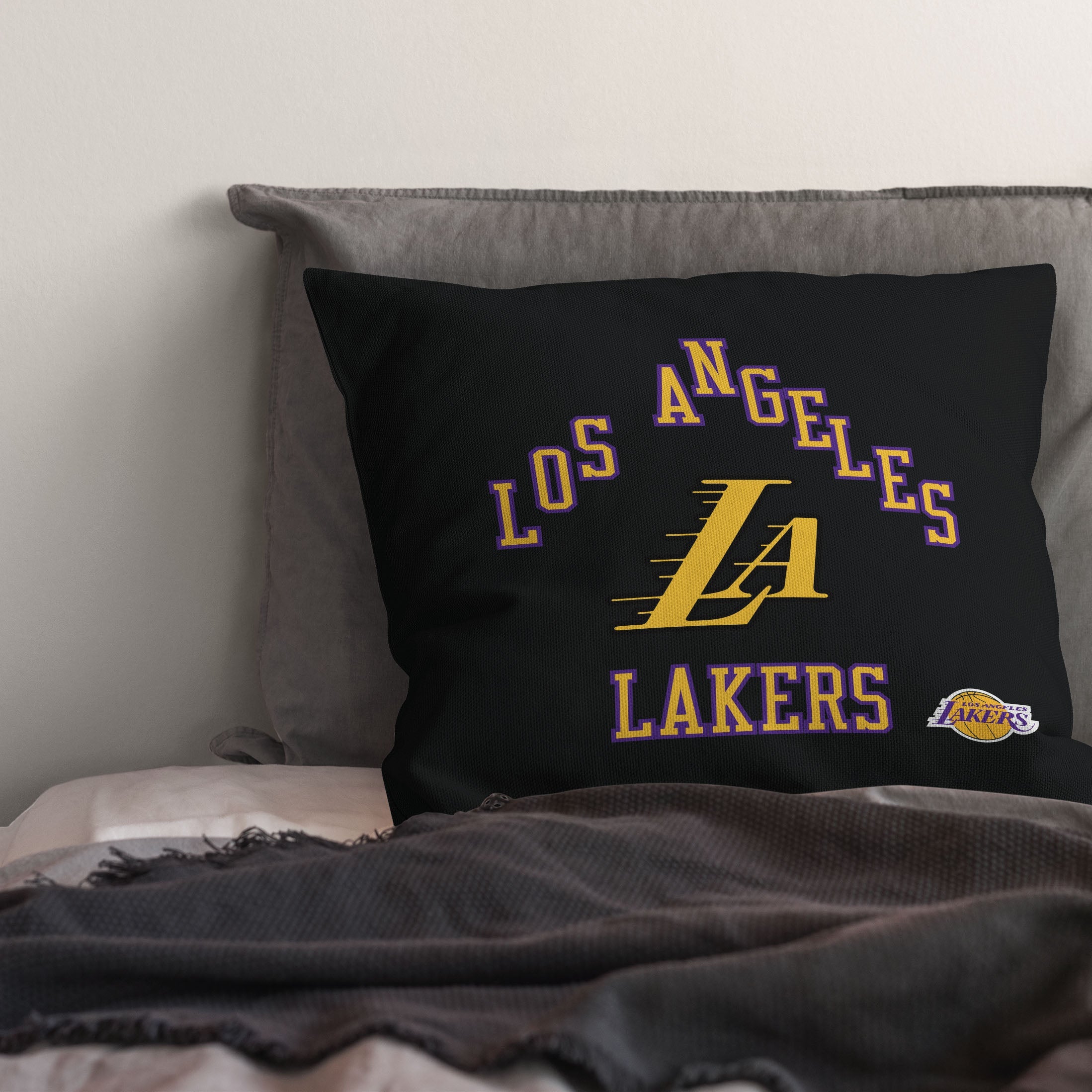 NBA Los Angeles Lakers City Edition 23-24 Throw Pillow 18x18 Inches