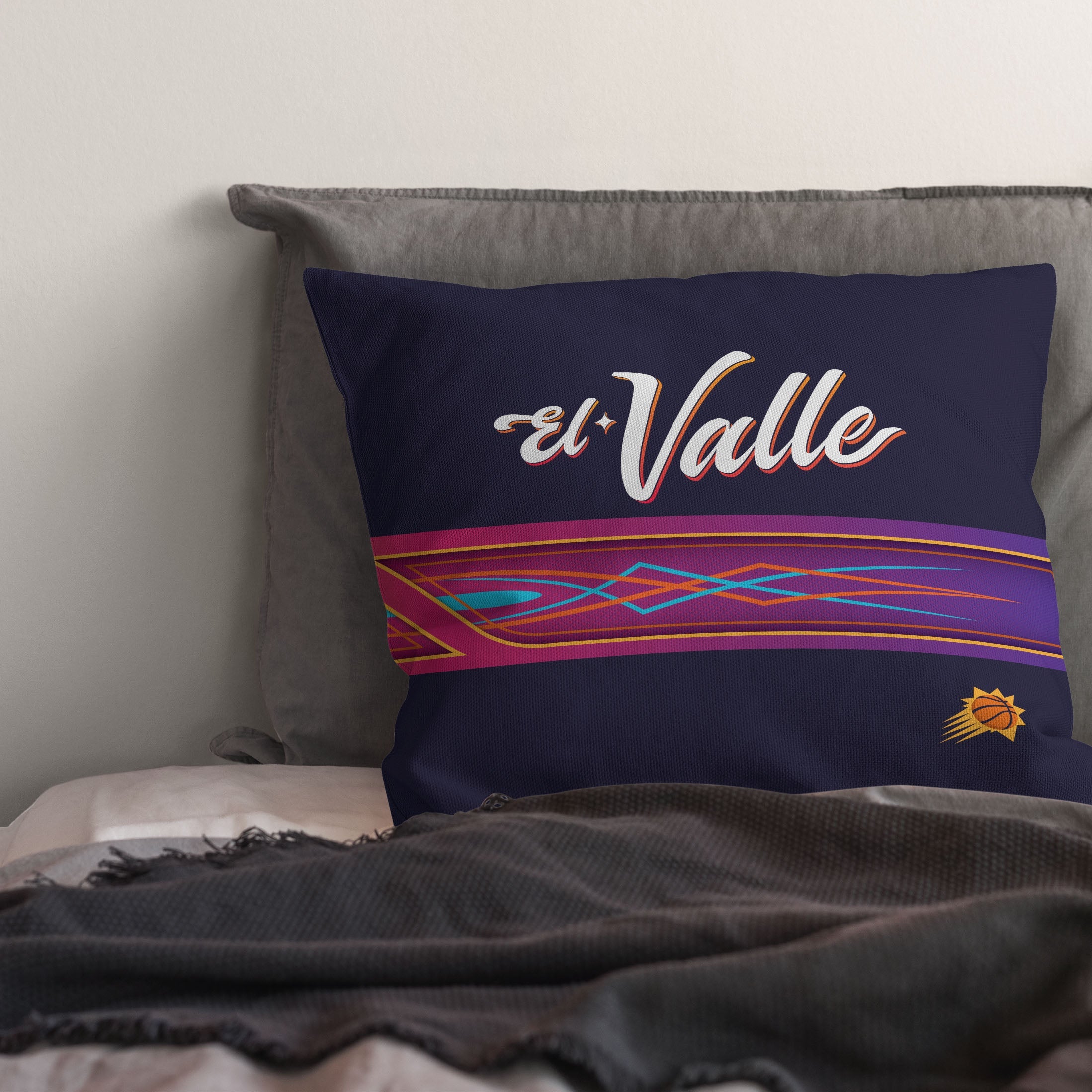 NBA Phoenix Suns City Edition 23-24 Throw Pillow 18x18 Inches