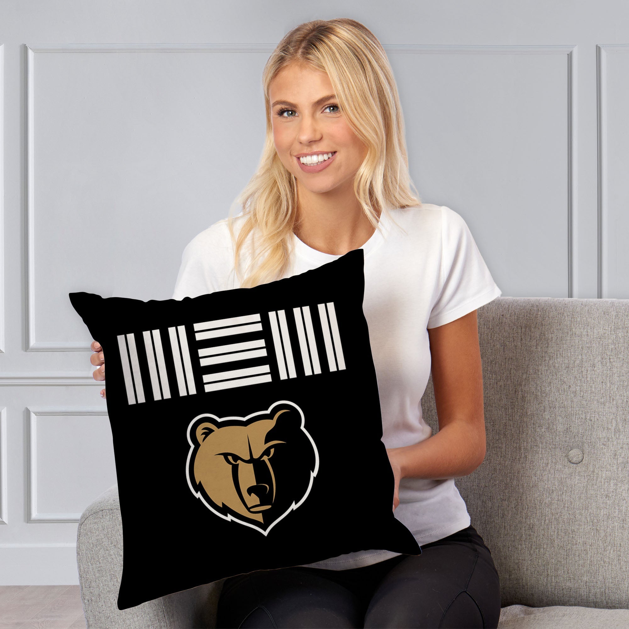 NBA Memphis Grizzlies City Edition 23-24 Throw Pillow 18x18 Inches