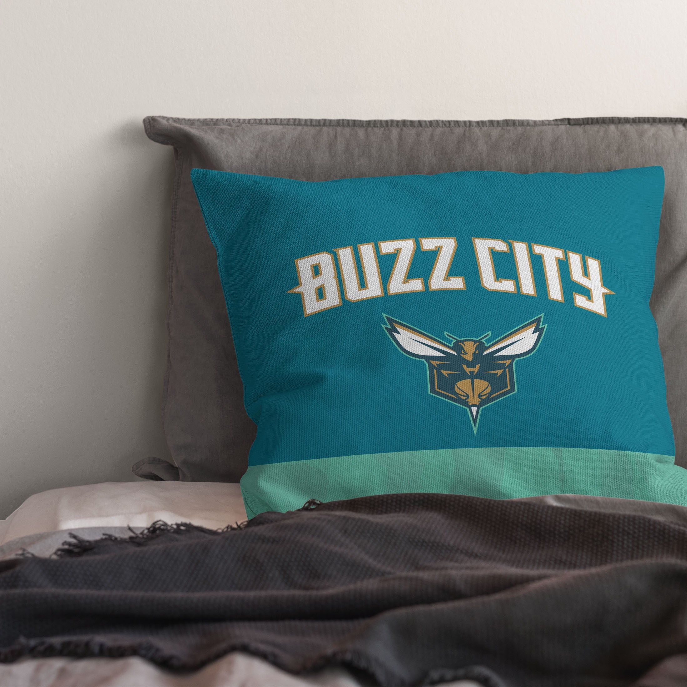 NBA Charlotte Hornets City Edition 23-24 Throw Pillow 18x18 Inches