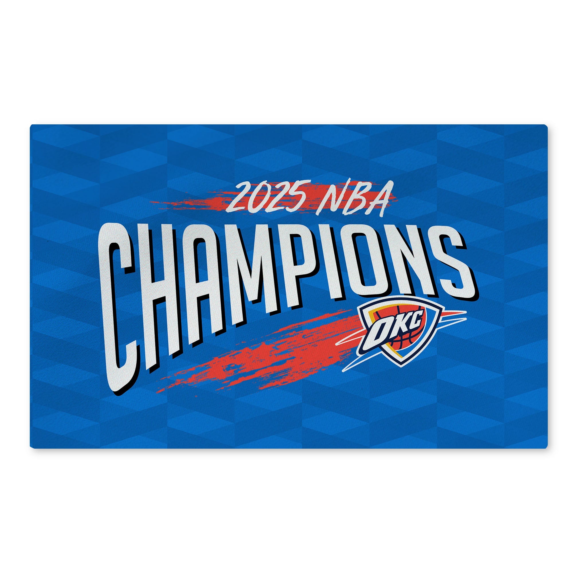 Oklahoma City Thunder NBA Worthy Washable Rug 20 x 32 inches