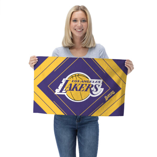 Los Angeles Lakers NBA Pick-N-Roll 2 Pack Fan Towel 16x25 Inches