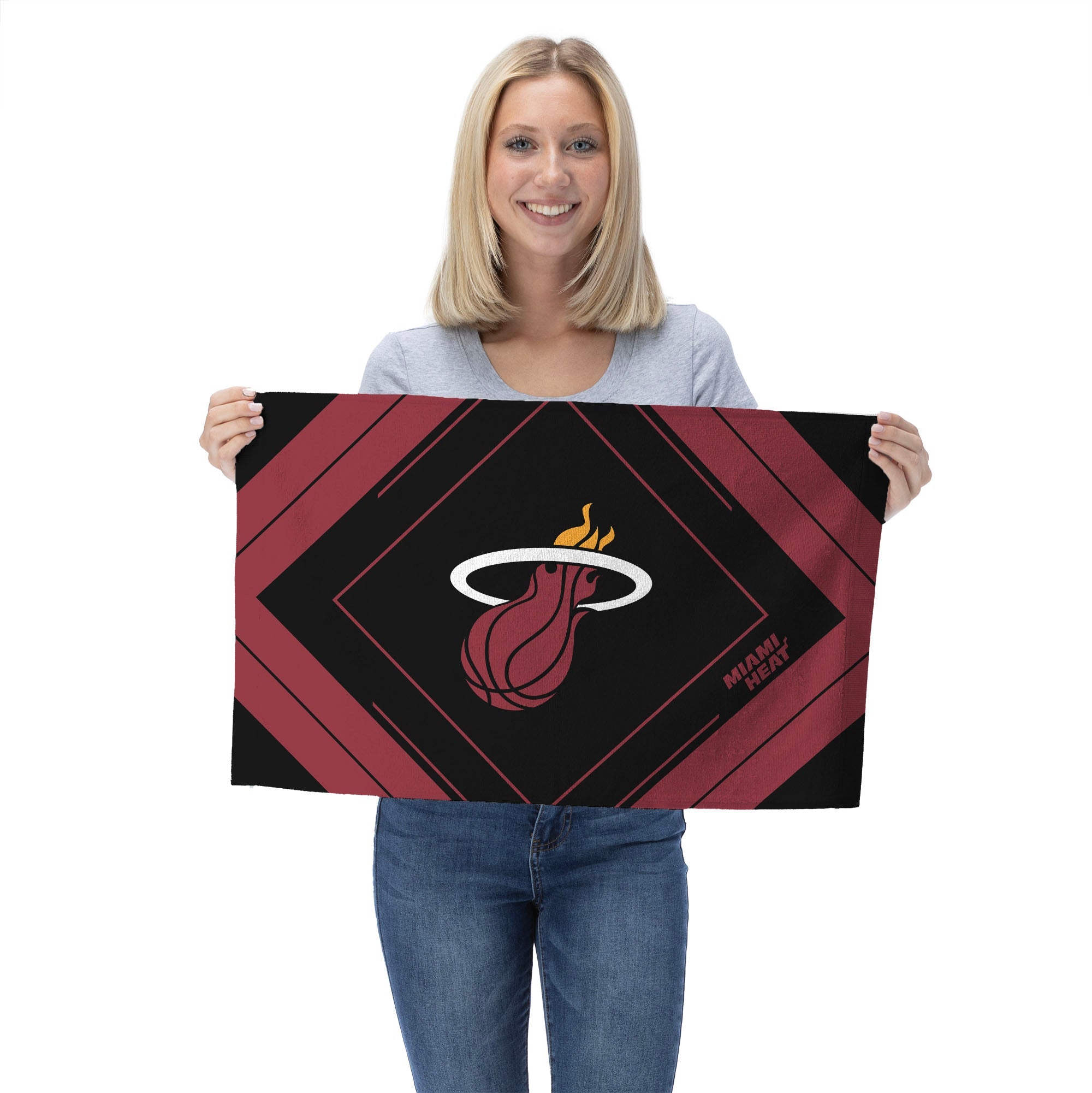 Miami Heat NBA Pick-N-Roll 2 Pack Fan Towel 16x25 Inches