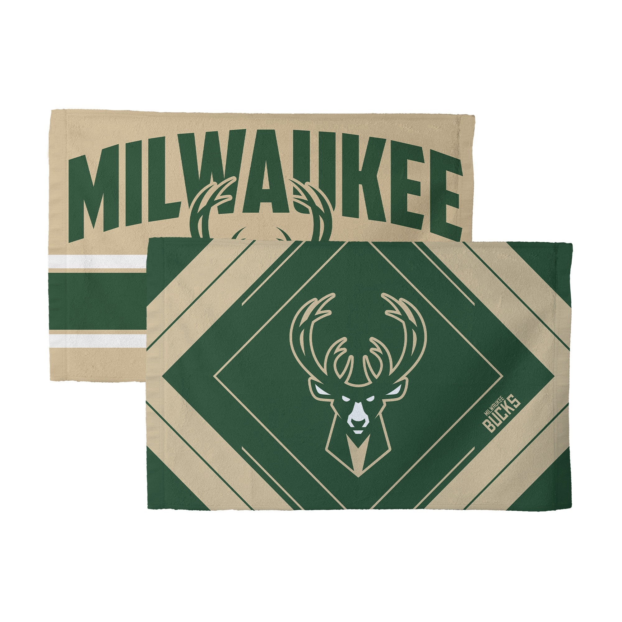Milwaukee Bucks NBA Pick-N-Roll 2 Pack Fan Towel 16x25 Inches