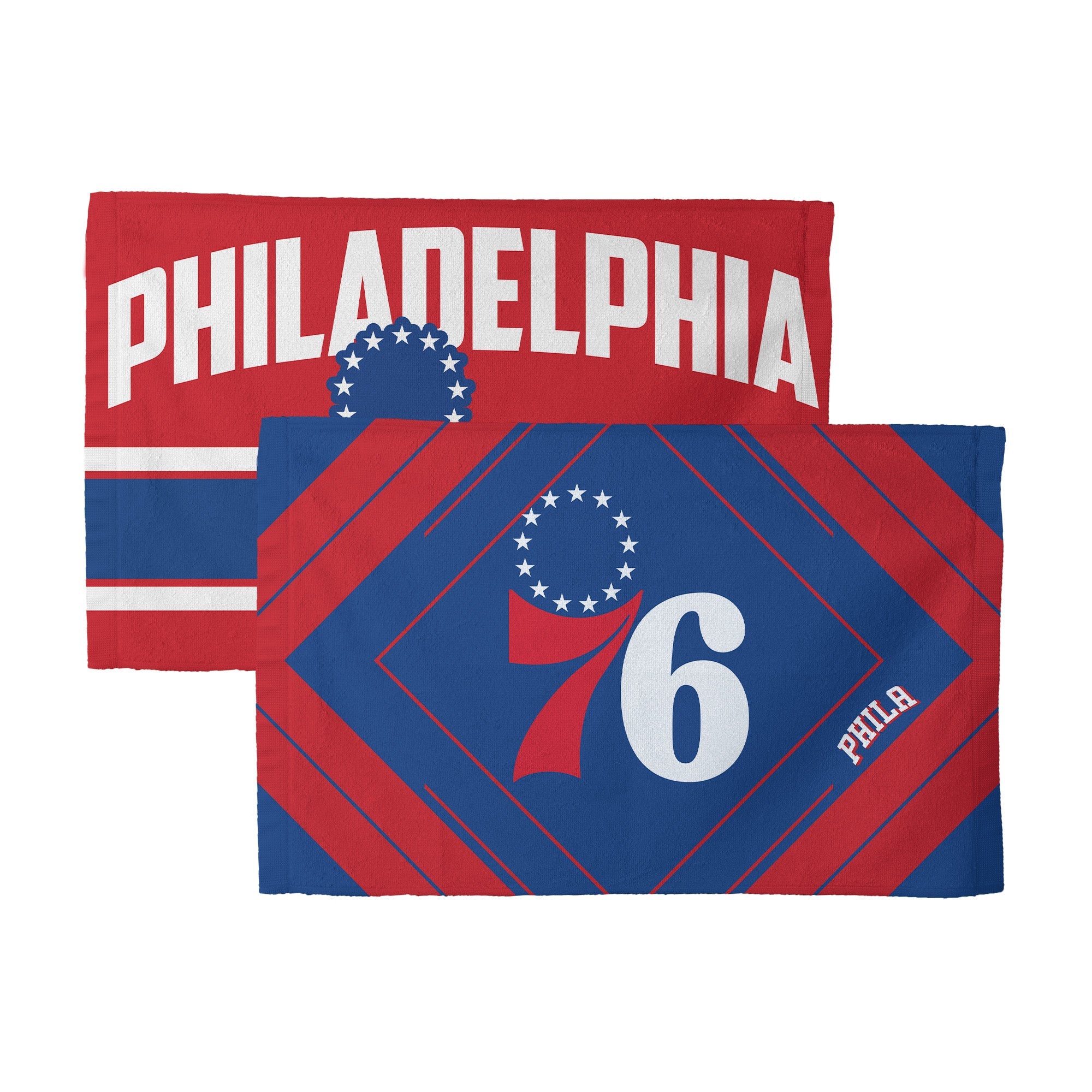 Philadelphia 76ers NBA Pick-N-Roll 2 Pack Fan Towel 16x25 Inches