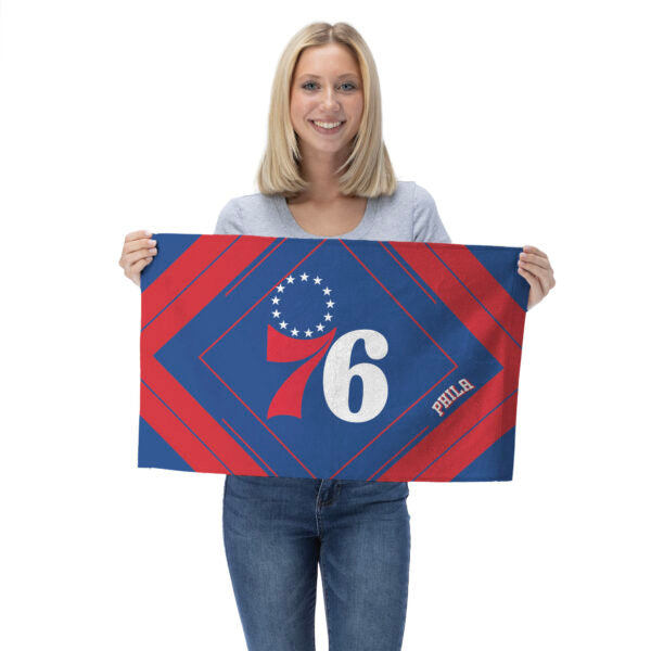 Philadelphia 76ers NBA Pick-N-Roll 2 Pack Fan Towel 16x25 Inches