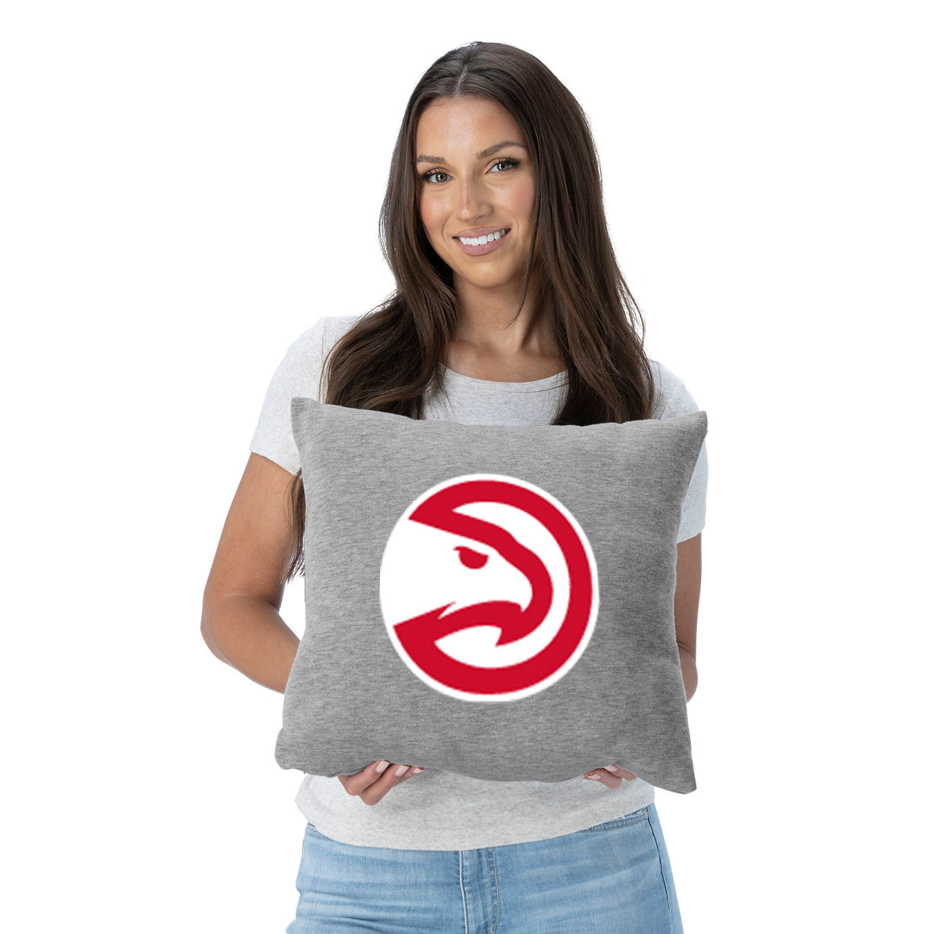NBA Atlanta Hawks Primary Sweatshirt Pillow 16 Inches