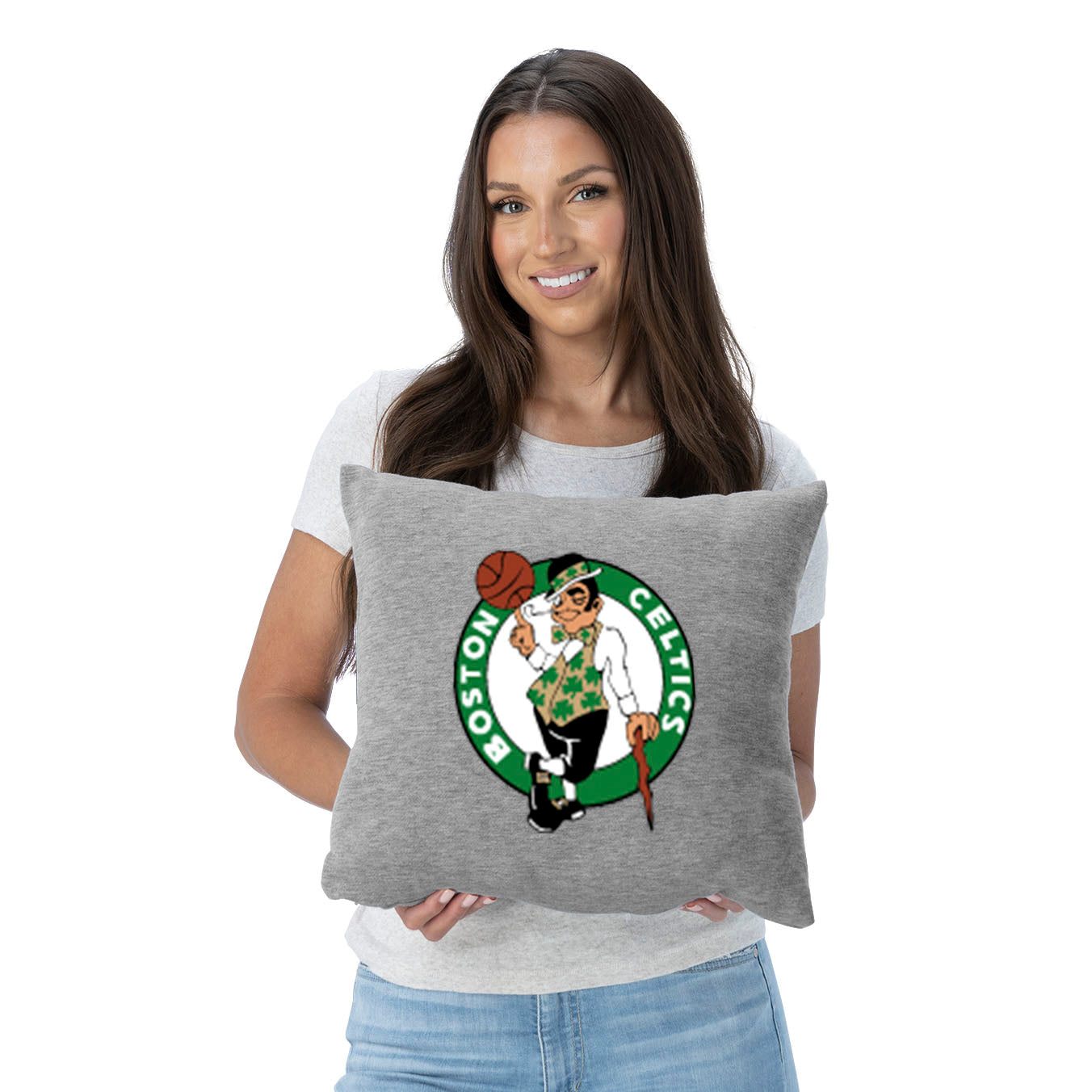 NBA Boston Celtics Primary Sweatshirt Pillow 16 Inches