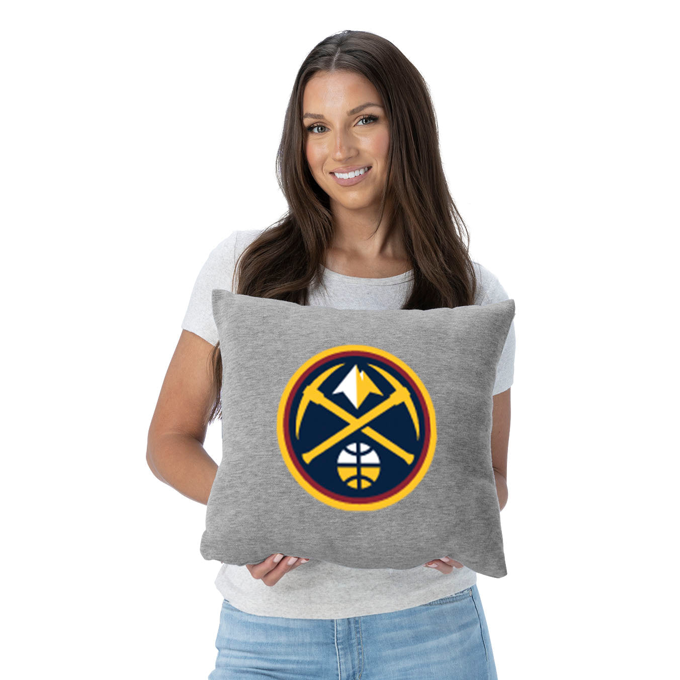 NBA Denver Nuggets Primary Sweatshirt Pillow 16 Inches