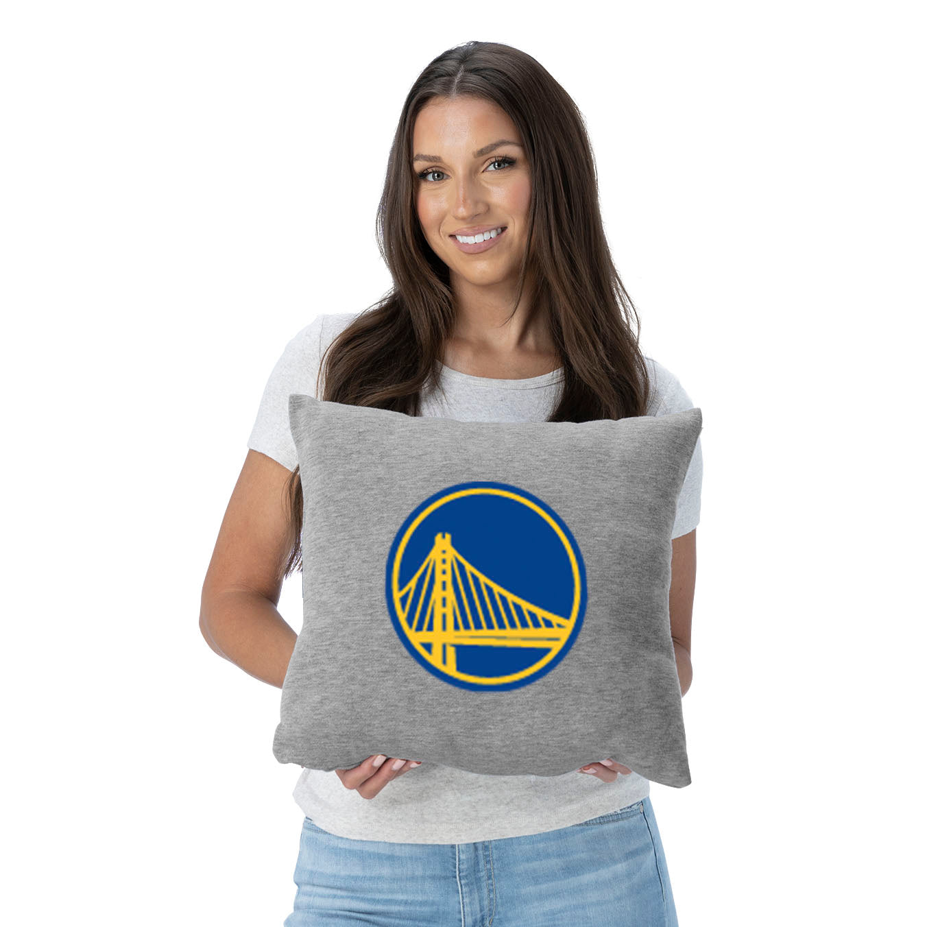 NBA Golden State Warriors Primary Sweatshirt Pillow 16 Inches