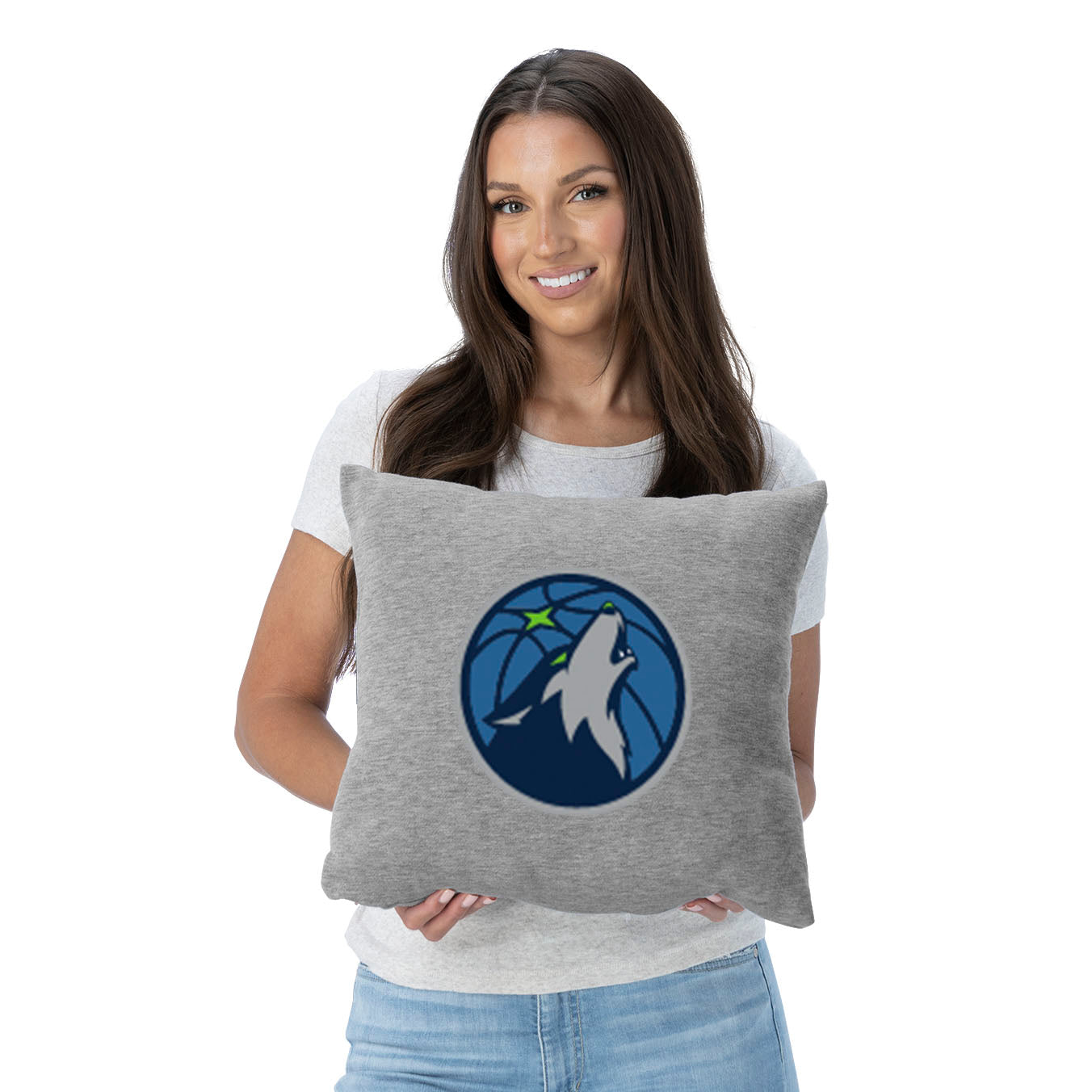 NBA Minnesota Timberwolves Primary Sweatshirt Pillow 16 Inches