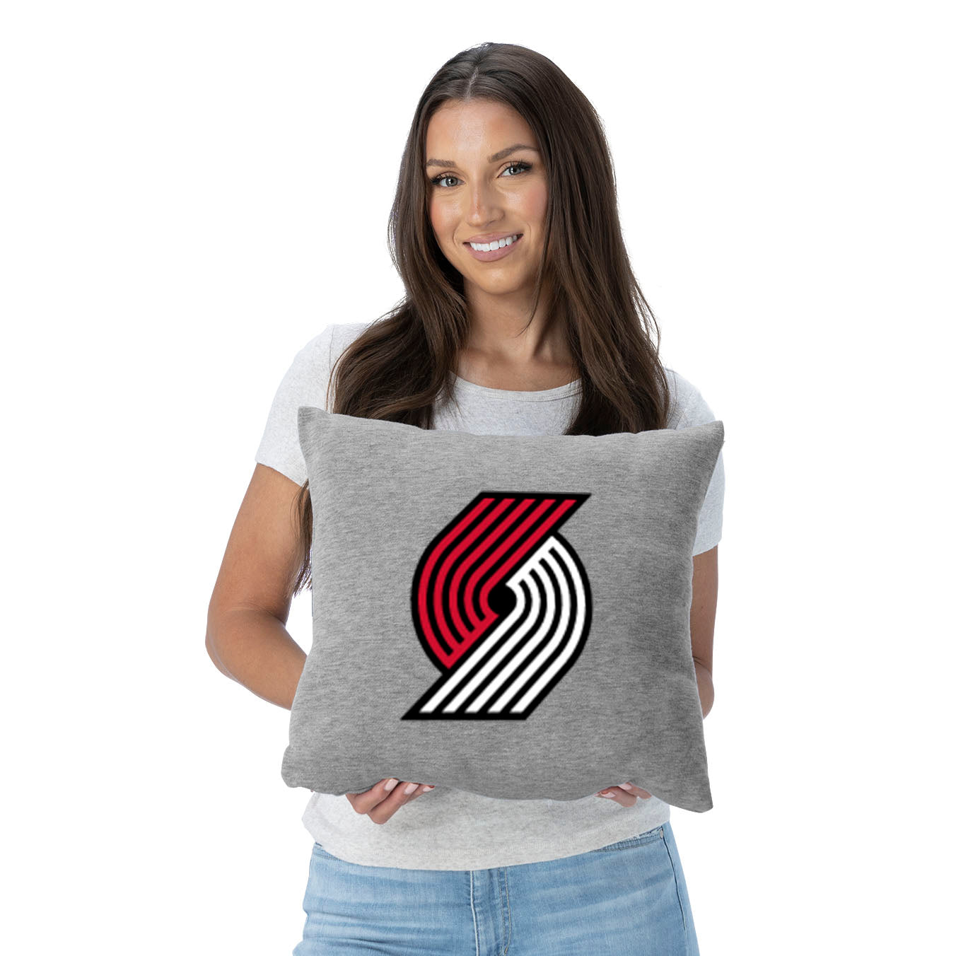 NBA Portland Trail Blazers Primary Sweatshirt Pillow 16 Inches