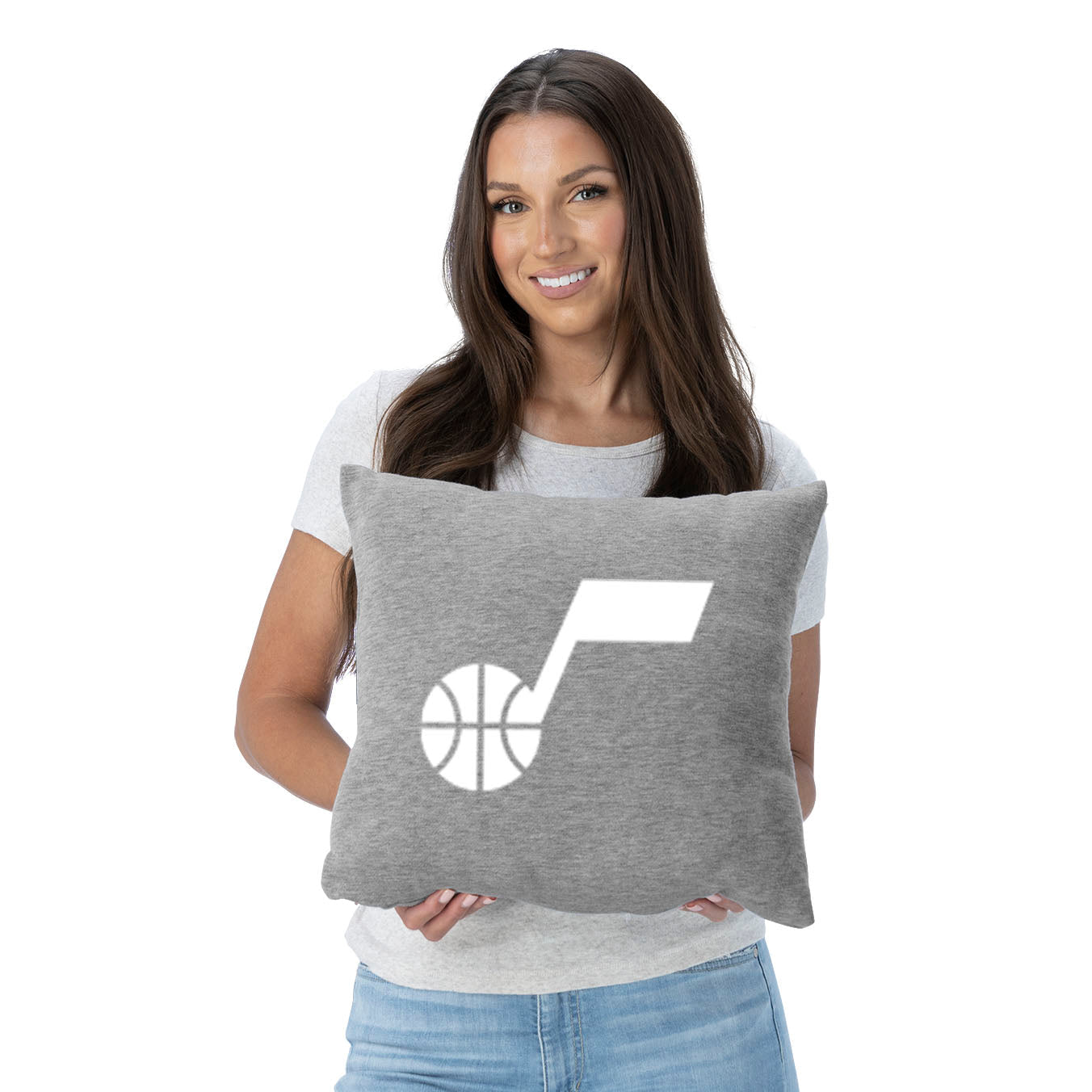 NBA Utah Jazz Primary Sweatshirt Pillow 16 Inches