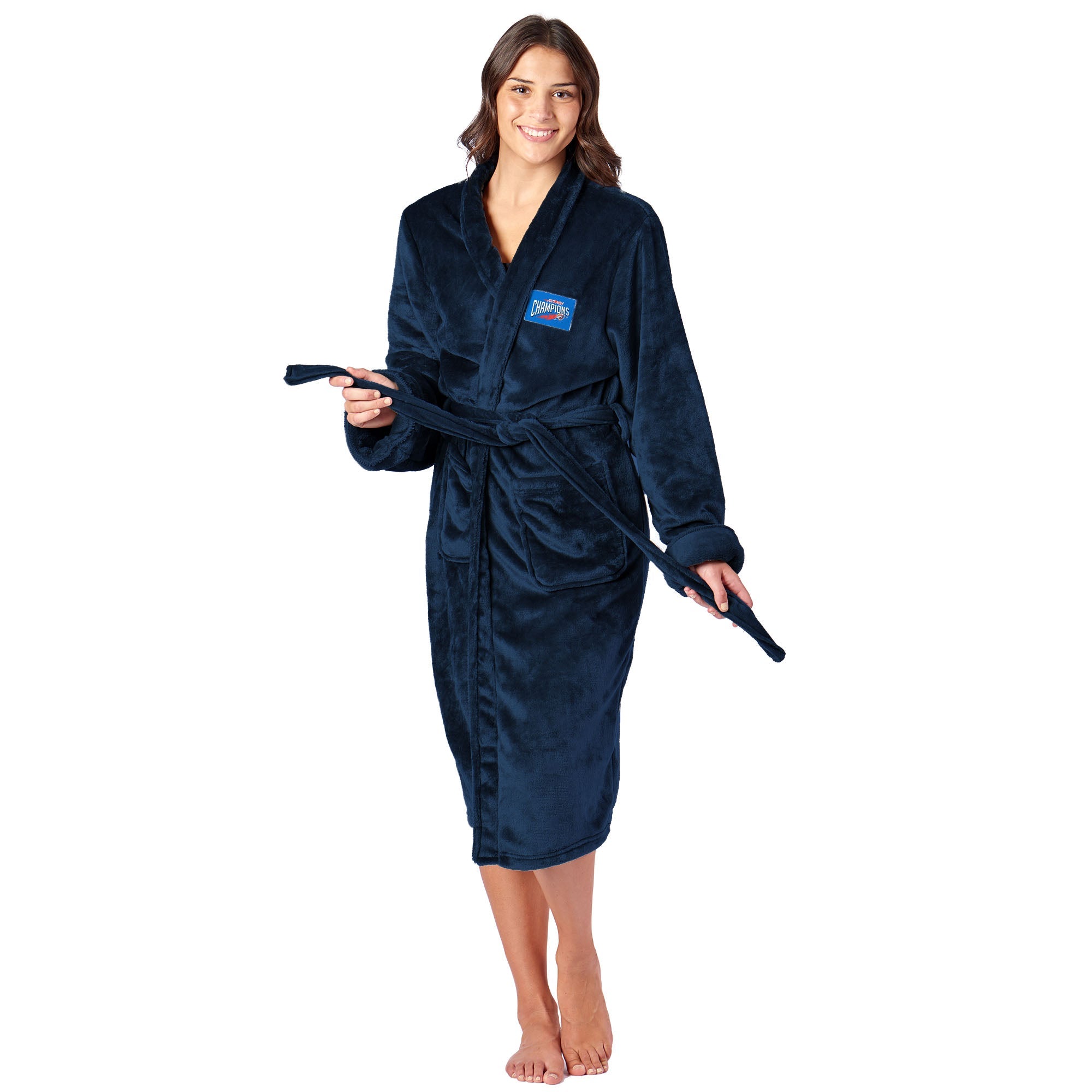 Oklahoma City Thunder NBA Rim Navy Silk Touch Robe S/M