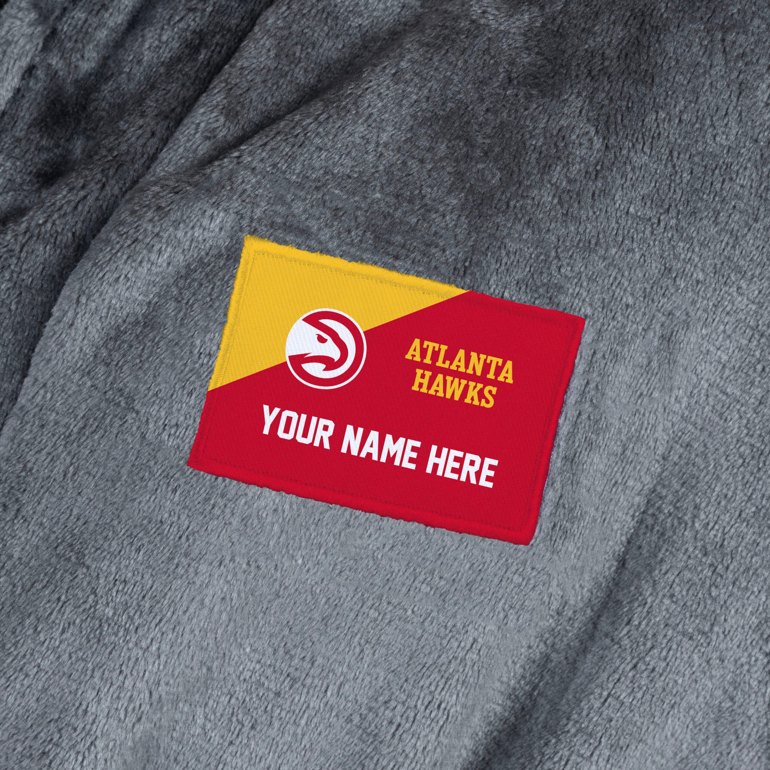NBA Atlanta Hawks Snipe L/XL Personalized Silk Touch Robe 26x47 Inches