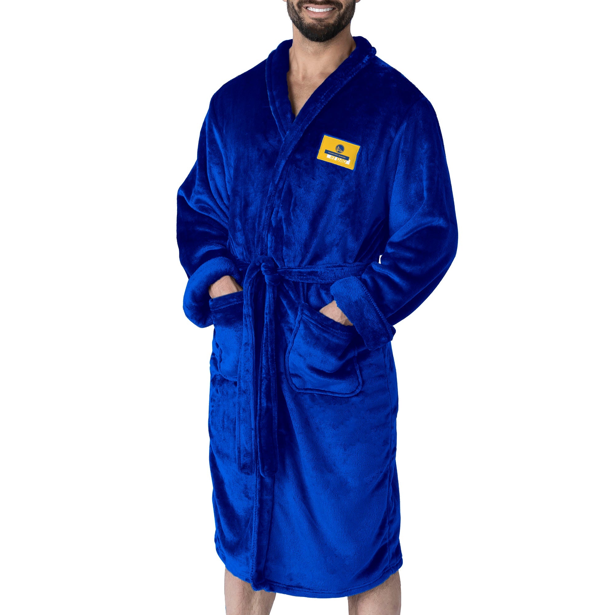 Golden State Warriors #1 Dad Silk Touch Robe L/XL Royal