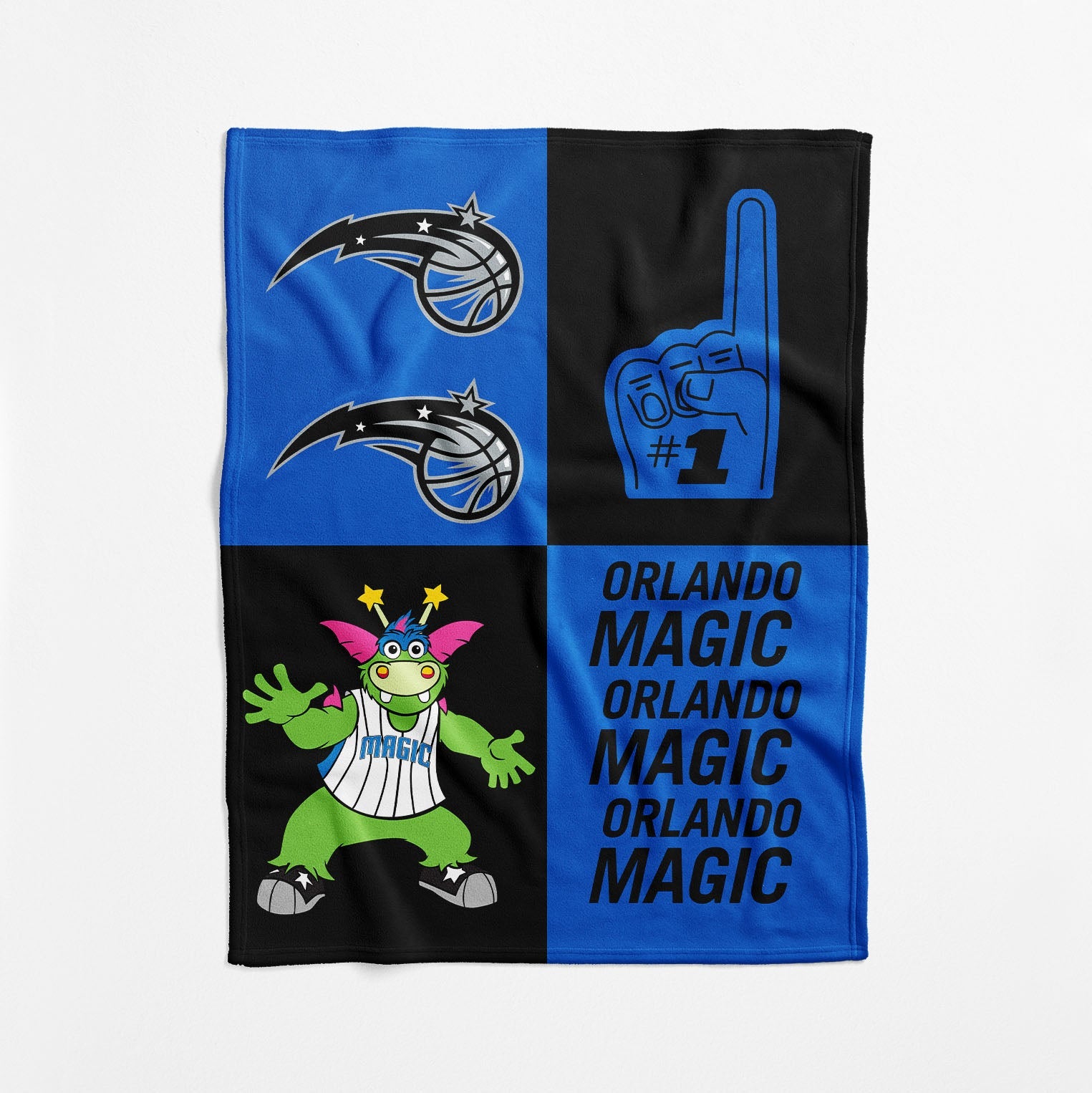 Orlando Magic NBA Domino Swaddle Blanket 40x50 inches
