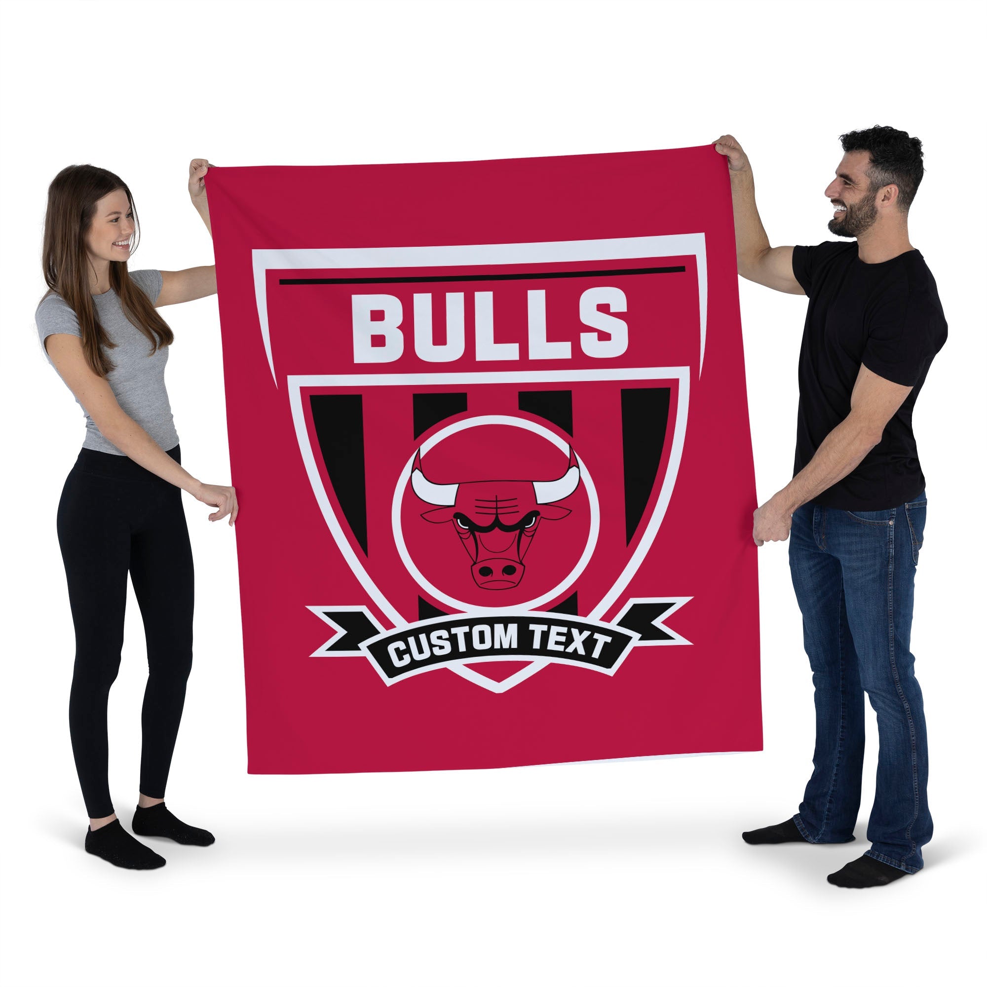NBA Chicago Bulls Allegiance Personalized Wall Hanging 50x60 Inches