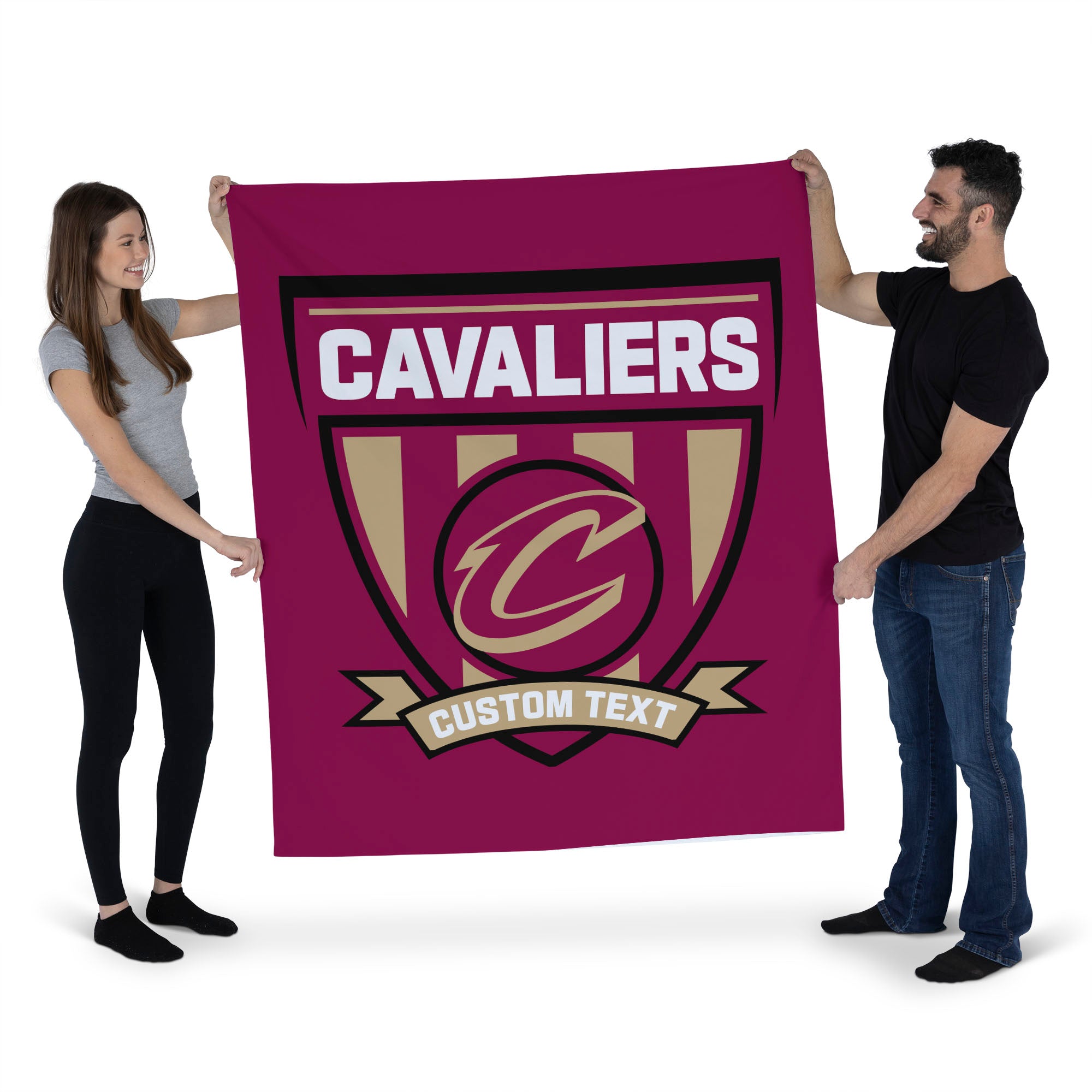 NBA Cleveland Cavaliers Allegiance Personalized Wall Hanging 50x60 Inches