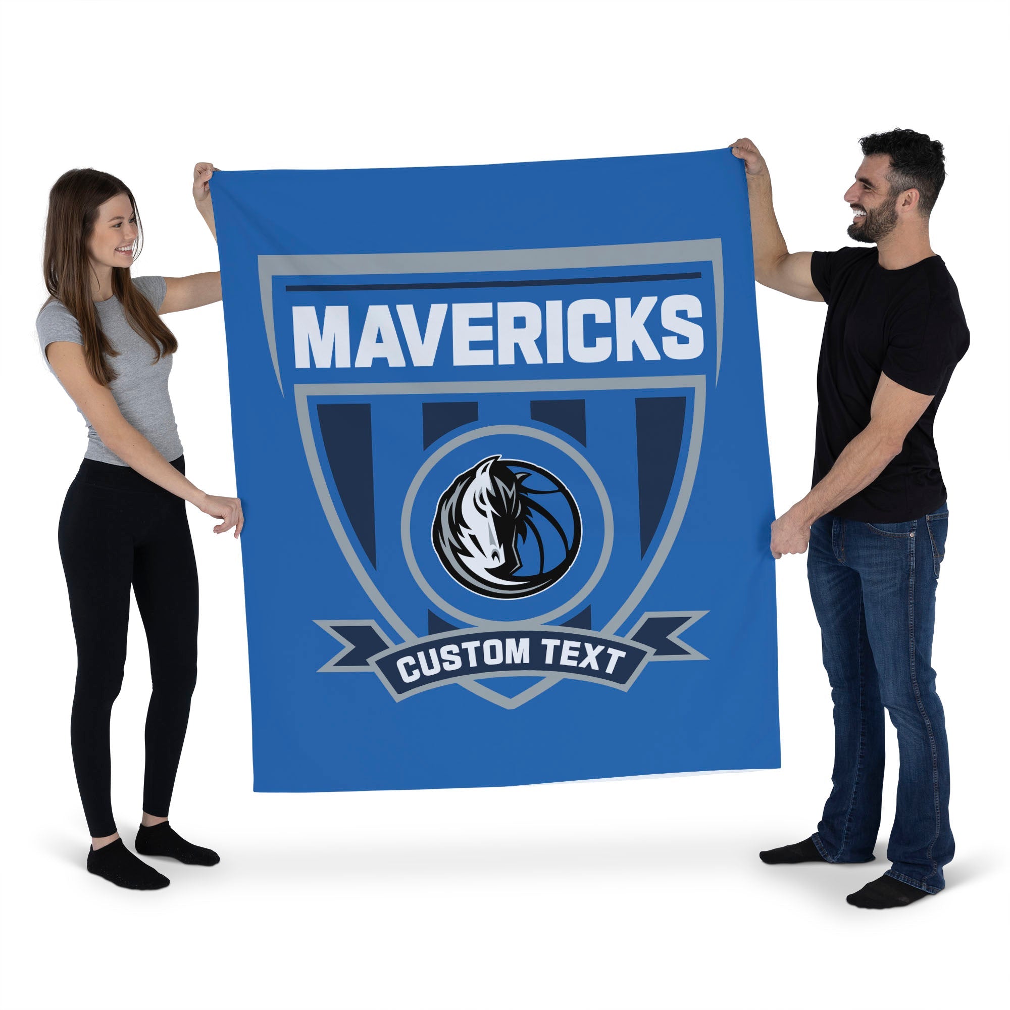 NBA Dallas Mavericks Allegiance Personalized Wall Hanging 50x60 Inches