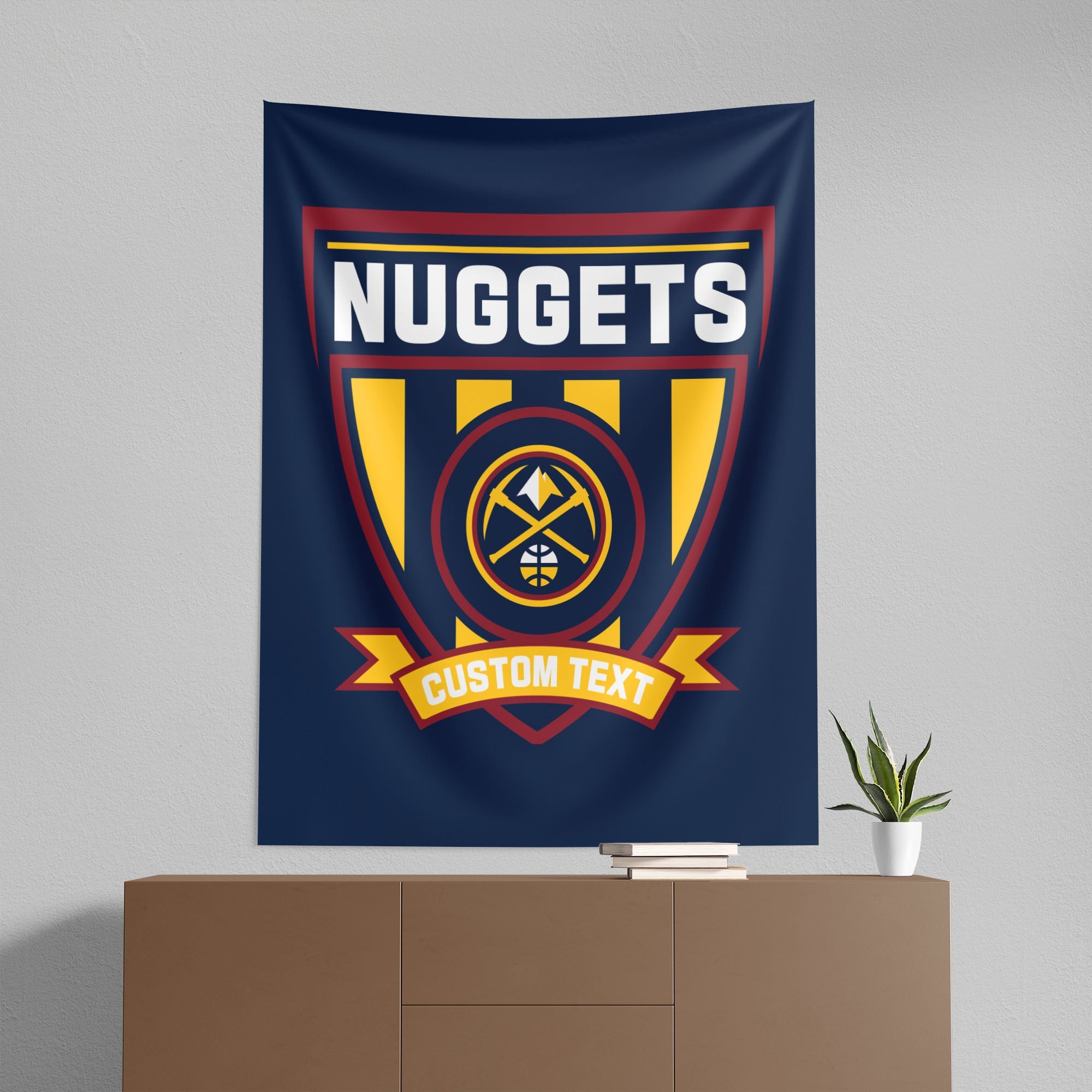NBA Denver Nuggets Allegiance Personalized Wall Hanging 50x60 Inches