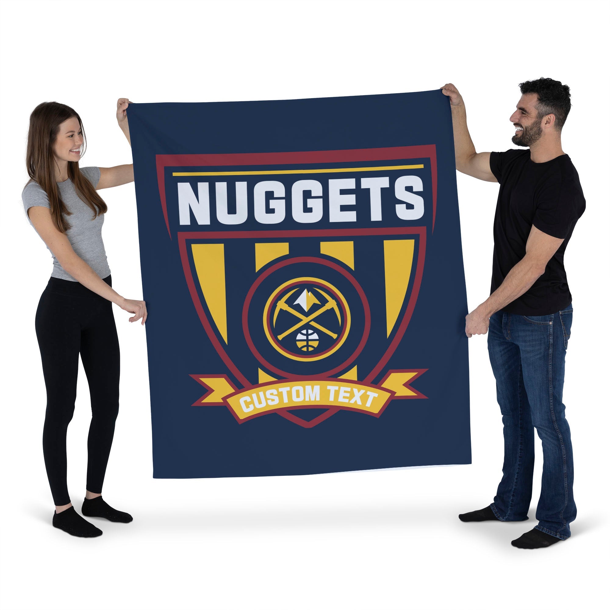 NBA Denver Nuggets Allegiance Personalized Wall Hanging 50x60 Inches